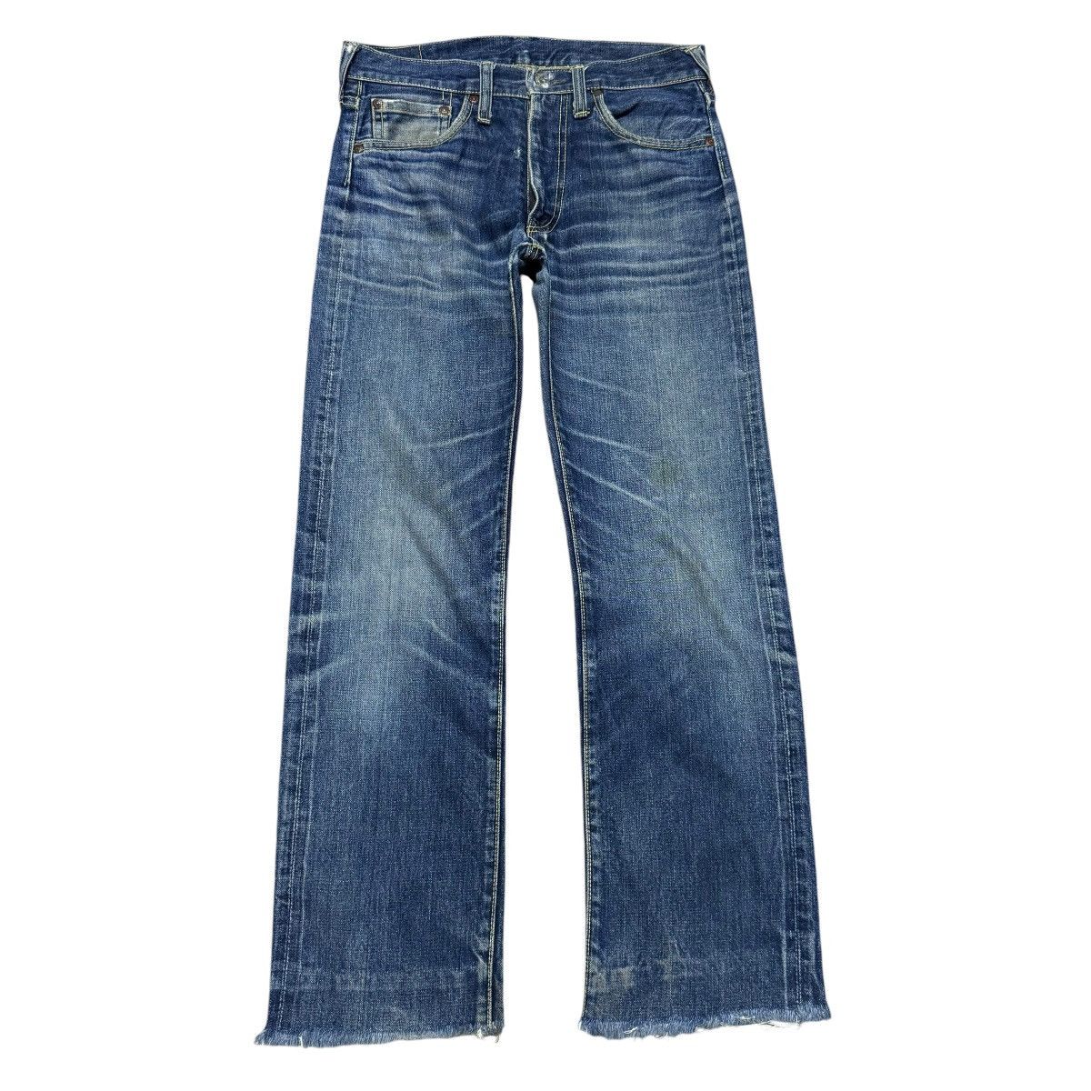 Vintage Vintage 70s BIGSTONE Denim Selvedge Jeans Repaired Size US 29 - 2 Thumbnail