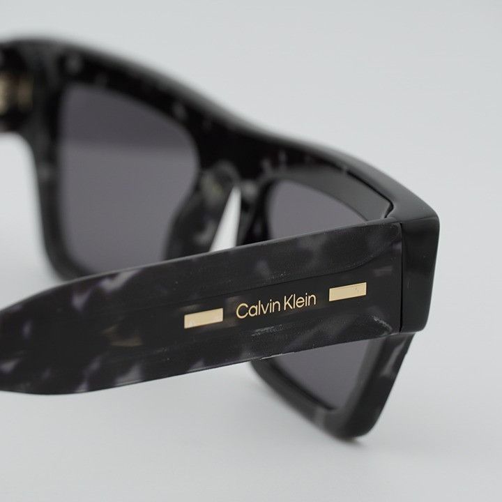 Calvin Klein Calvin Klein CK25510S 223 Unisex Sunglasses Grey Rectangle Size ONE SIZE - 4 Thumbnail
