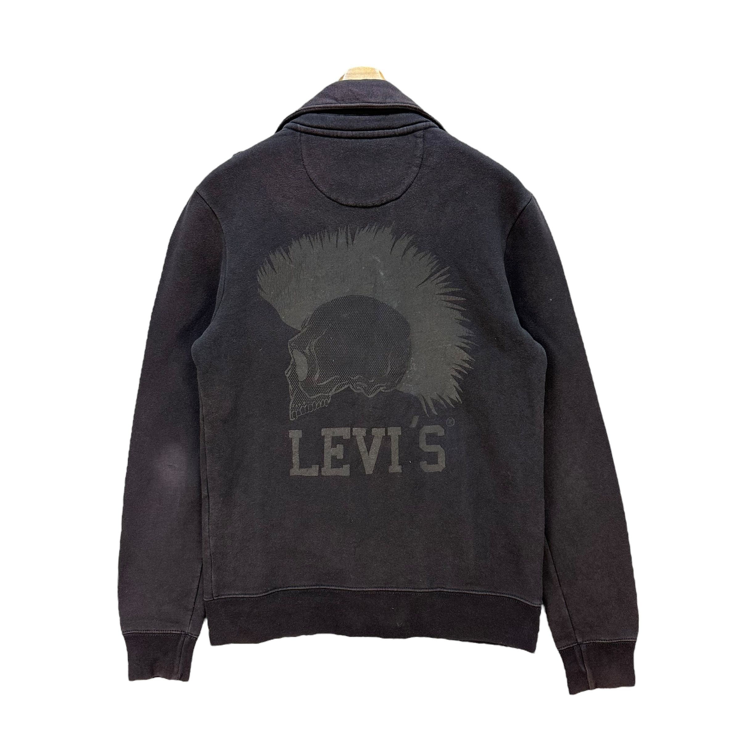 Levi's LEVI'S Punk Rock Mohawk Faded Double Collar Jacket #A80-1923 Size US M / EU 48-50 / 2 - 1 Thumbnail