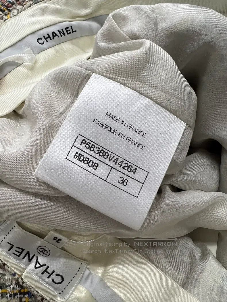 Chanel Chanel Colourful tweed knitted trousers Size 24" / US 00 / IT 34 - 5 Thumbnail