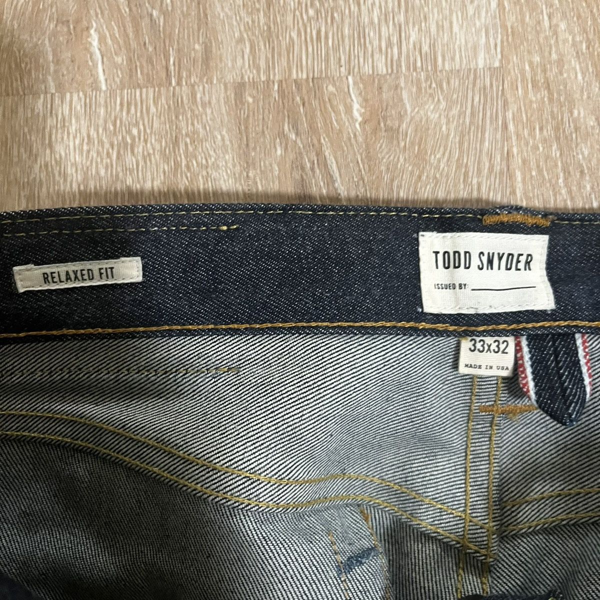 Todd Snyder Todd Snyder Selvedge Size US 33 - 2 Thumbnail