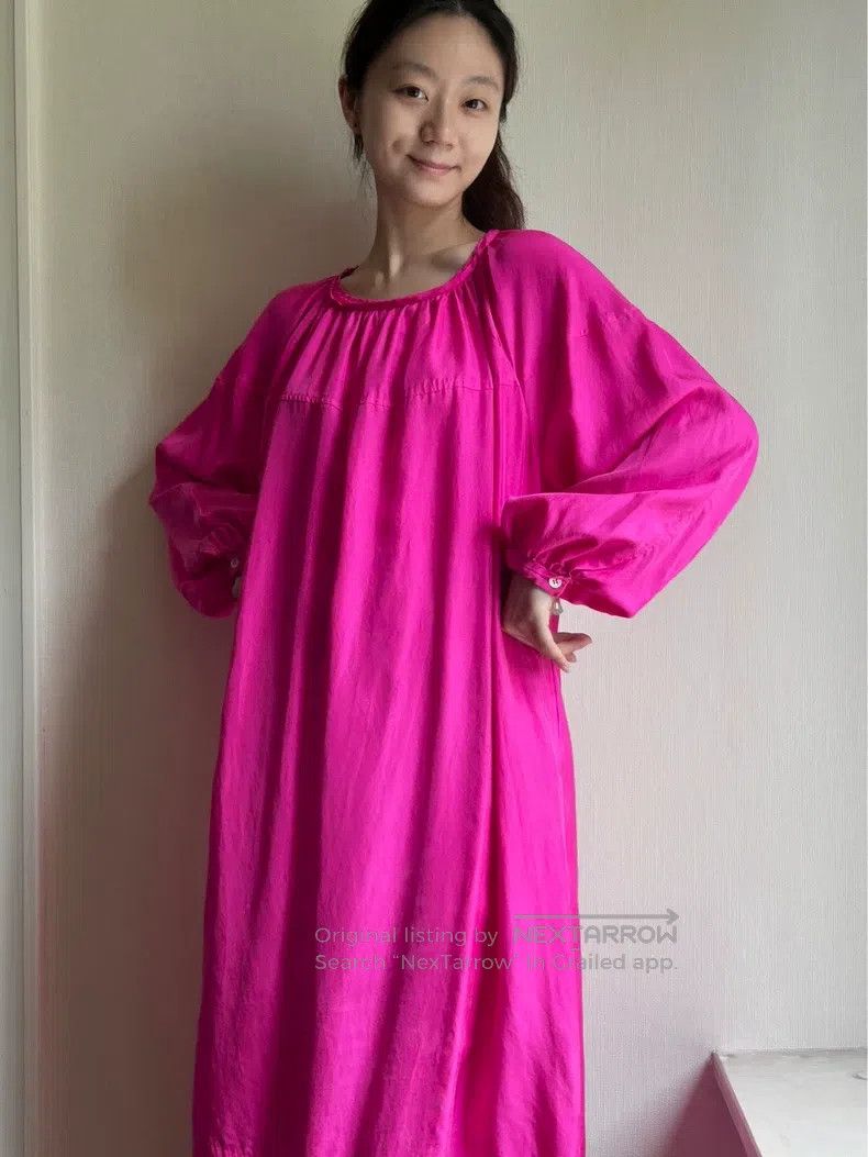 Comme des Garcons Comme Des Garcons Silk Cut-Out Dress, High Saturation Pink Size M / US 6-8 / IT 42-44 - 1 Thumbnail