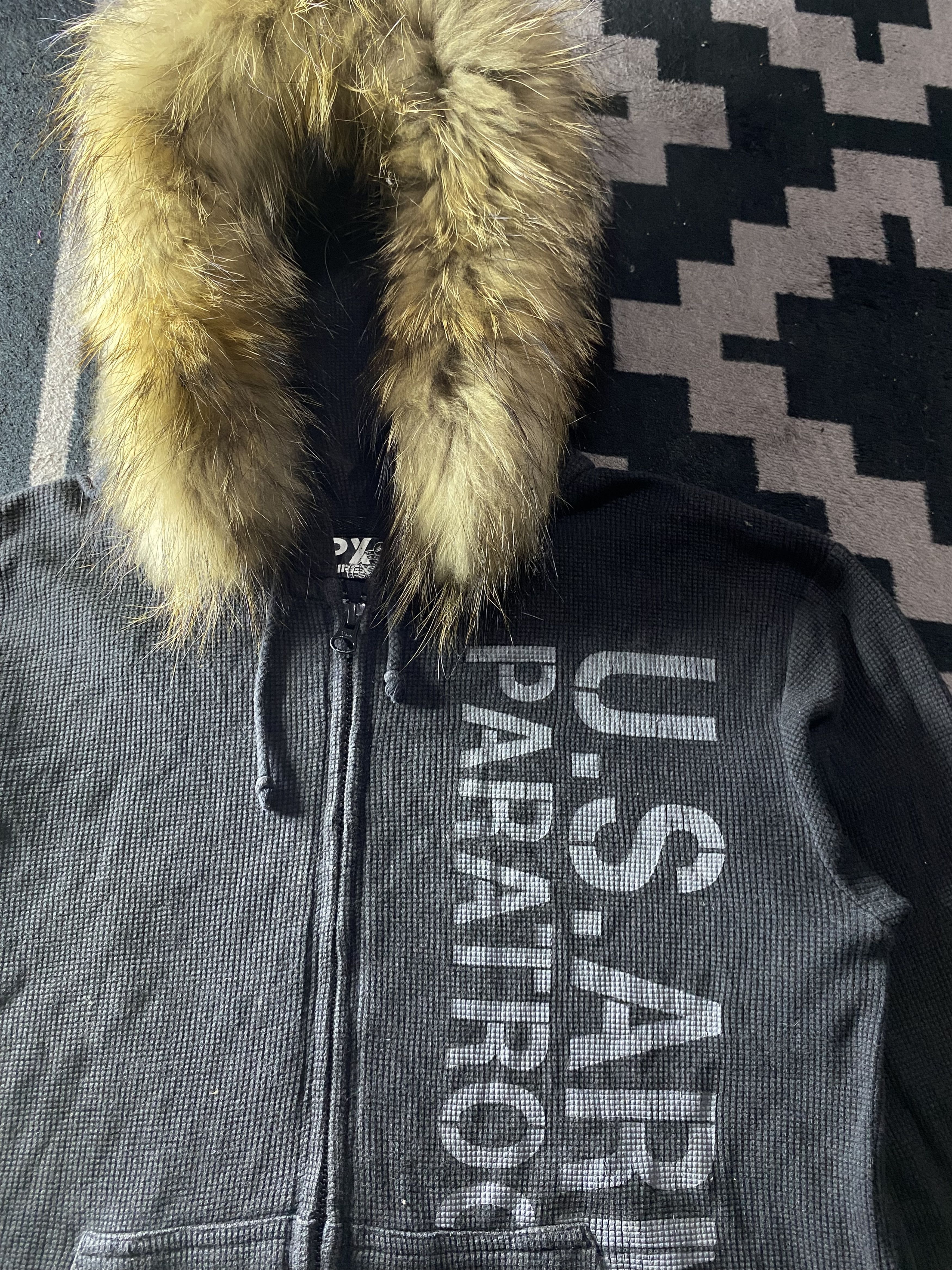 If Six Was Nine × Japanese Brand × Le Grande Bleu (L.G.B.) Avirex distressed faux fur zip hoodie Size US M / EU 48-50 / 2 - 4 Thumbnail