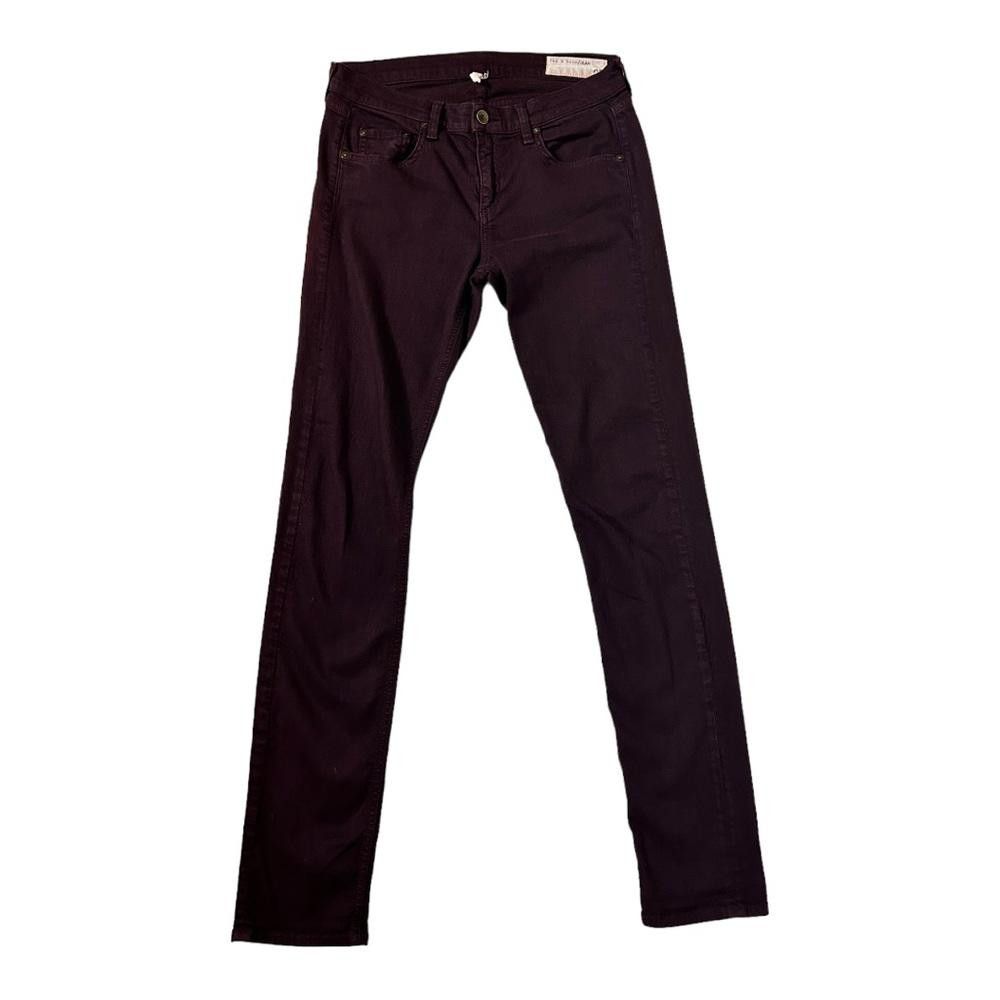 Rag & Bone rag & bone l The Dre Wine Skinny Jeans Size 26 Size 26" / US 2 / IT 38 - 2 Thumbnail