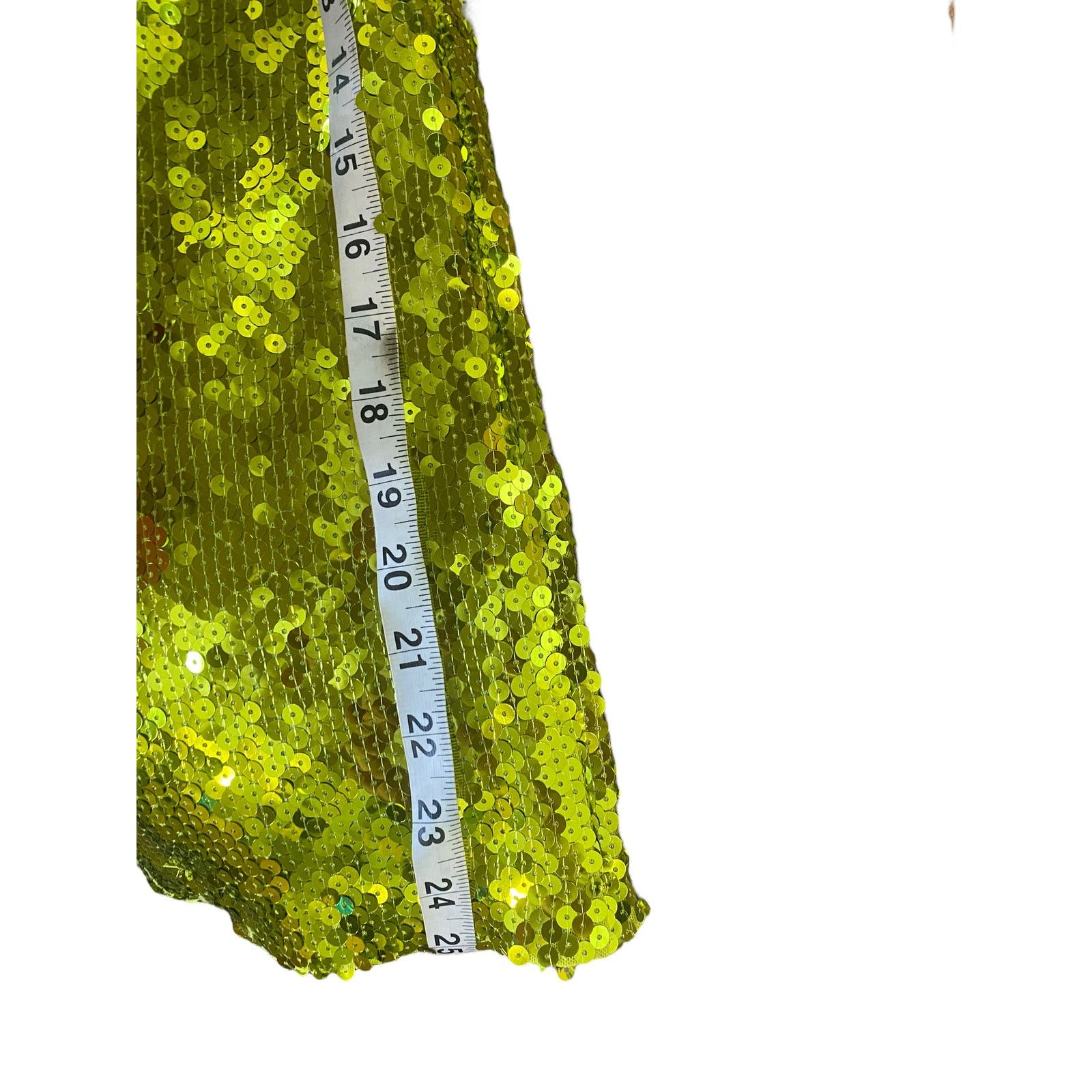 THE ANDAMANE THE ANDAMANE Gisele Tube Mini Dress Lime 44 Size L / US 10 / IT 46 - 9 Thumbnail