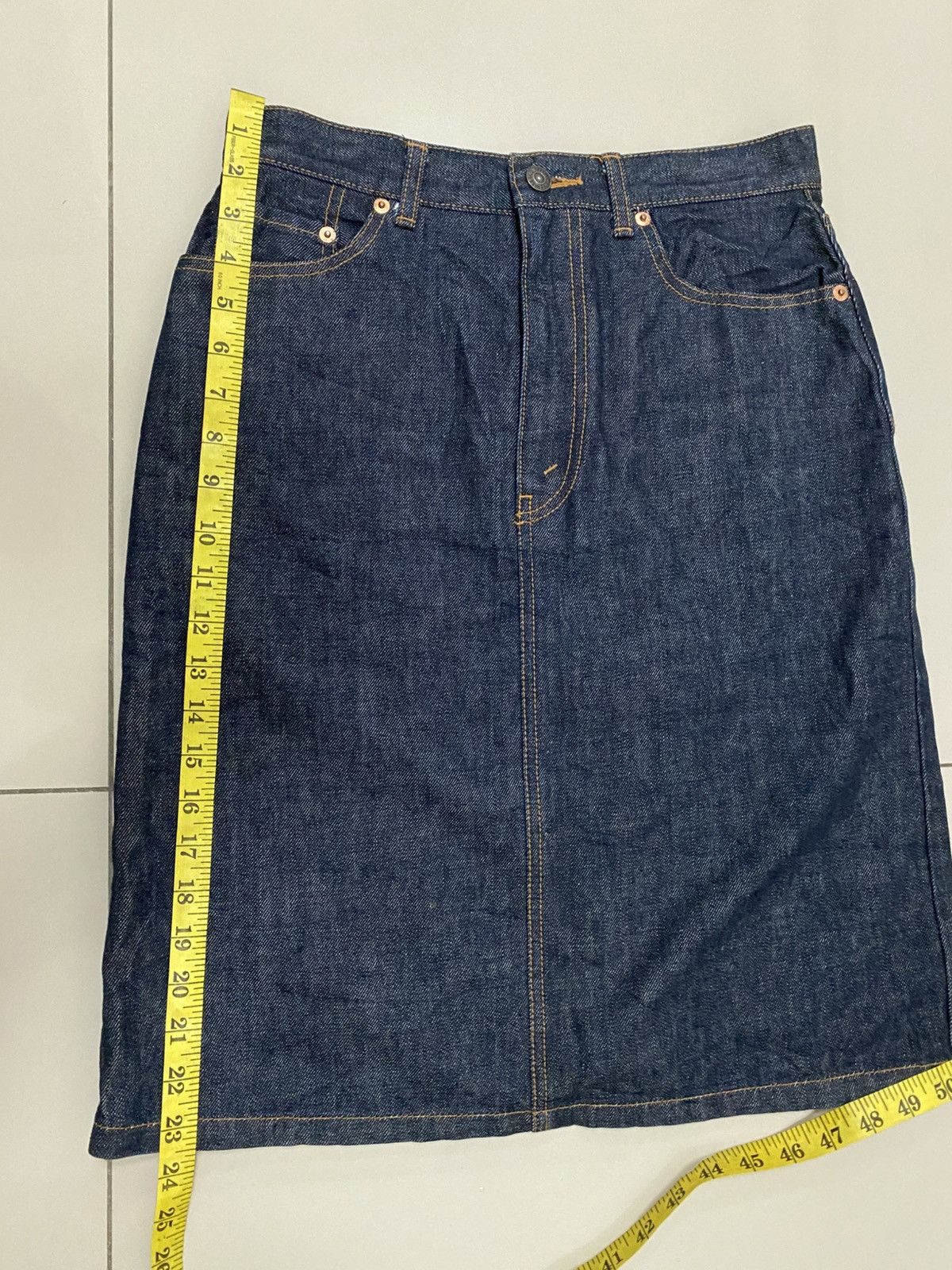 Levi's Levis Bluejeans Skirt Size 28" / US 6 / IT 42 - 9 Thumbnail