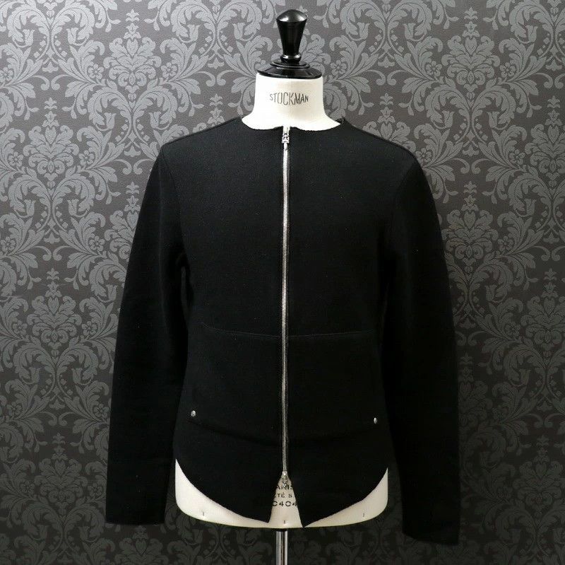 Chrome Hearts Collarless Cashmere Zipper Knit