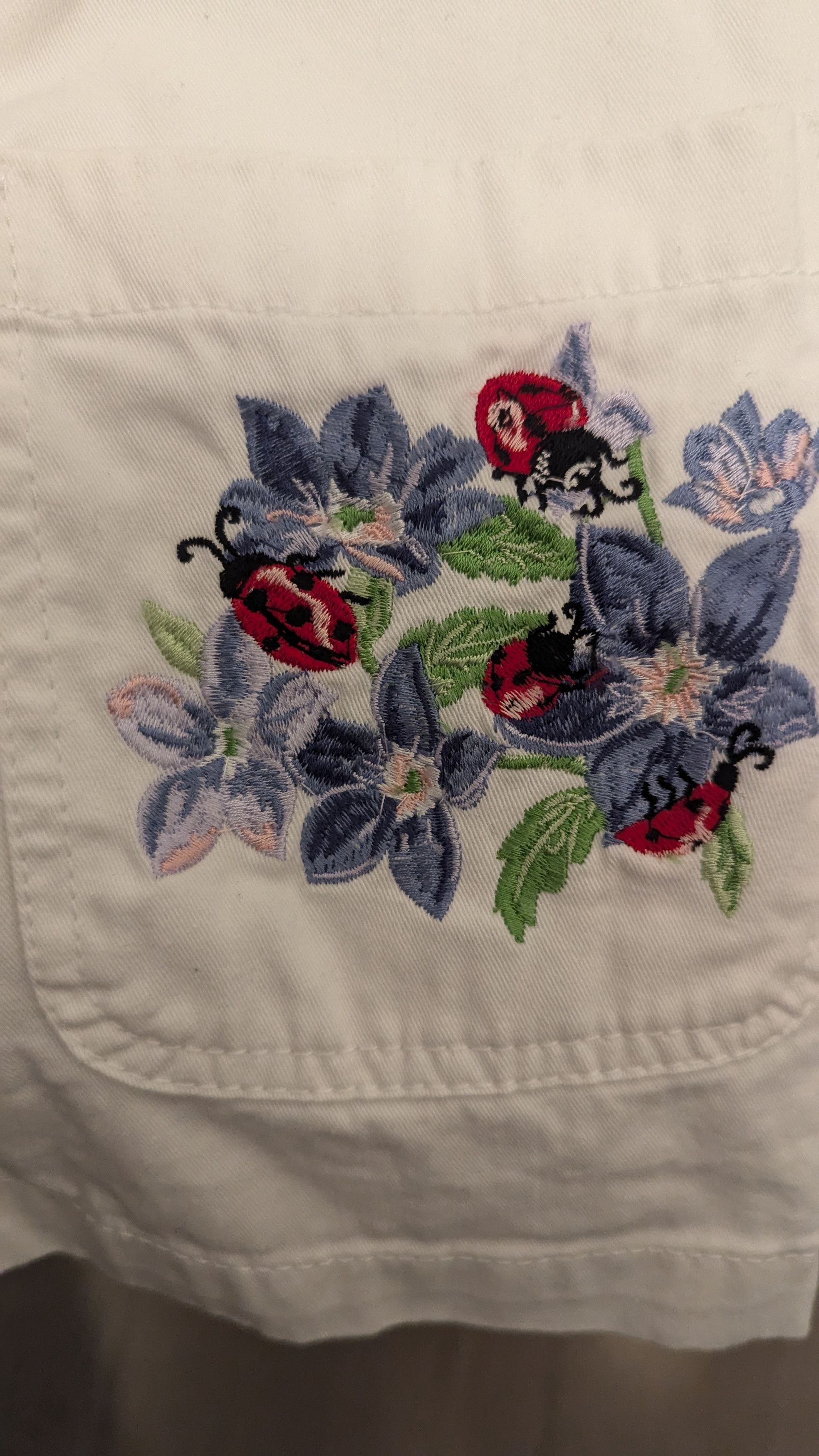 Vintage Floral Embroidered Jacket Size S / US 4 / IT 40 - 3 Thumbnail