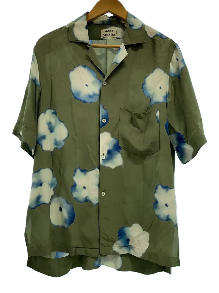 Acne Studios Cloud Print Short Sleeve Button Shirt Size US S / EU 44-46 / 1 - 1 Thumbnail