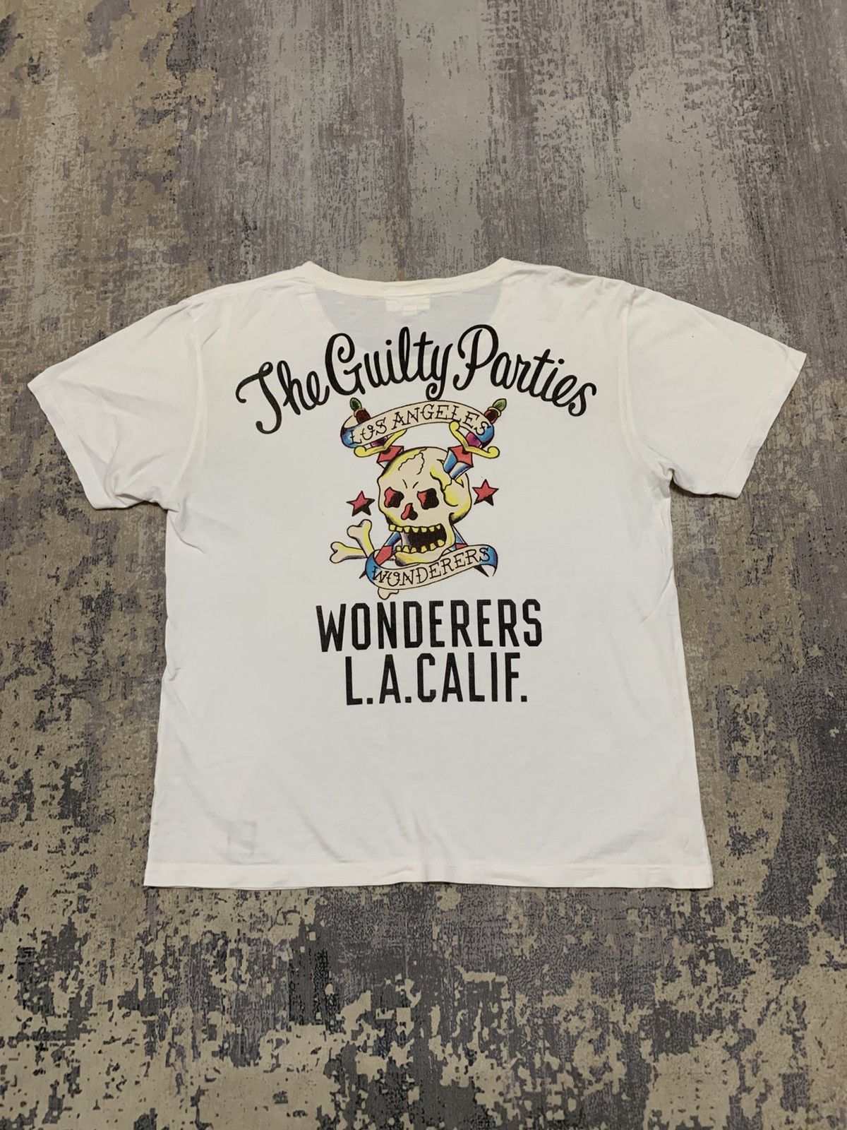 Wacko Maria wacko maria guilty parties skull tattoo design t-shirt Size US M / EU 48-50 / 2 - 1 Thumbnail