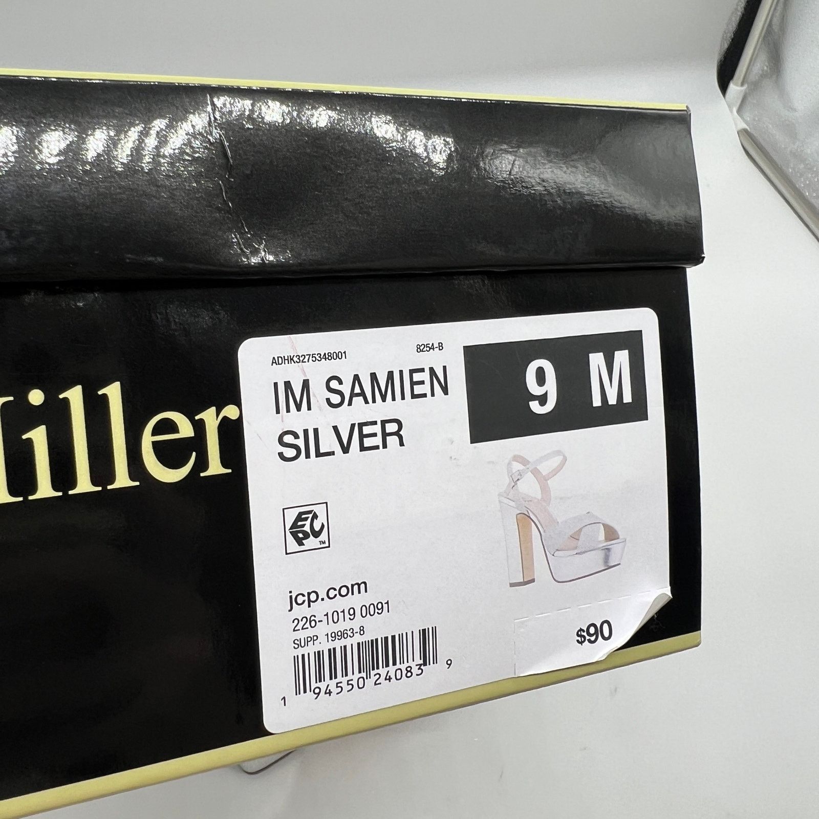 Other I. Miller Womens Samien Heeled Sandals Silver Size US 9 / IT 39 - 7 Thumbnail