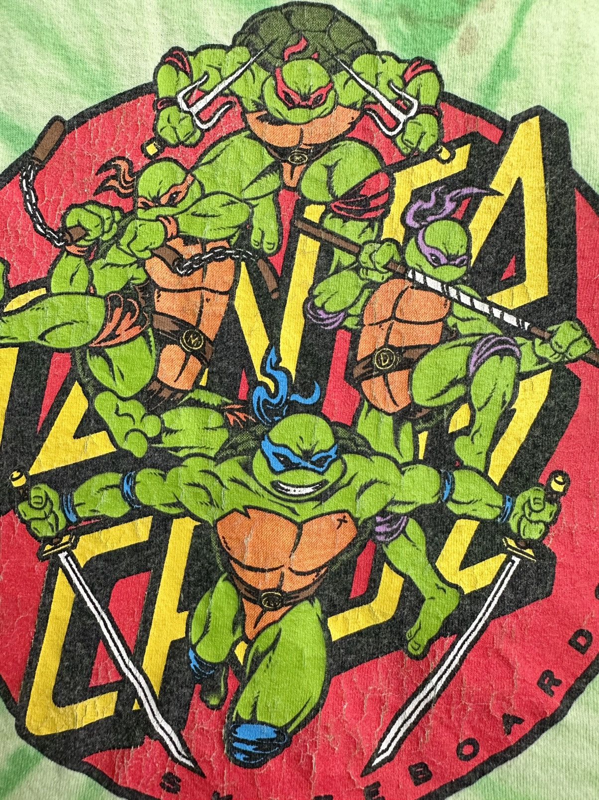 Santa Cruz Skateboards Santa Cruz X Teenage Mutant Ninja Turtles (TMNT) T Shirt Size US XL / EU 56 / 4 - 14 Thumbnail