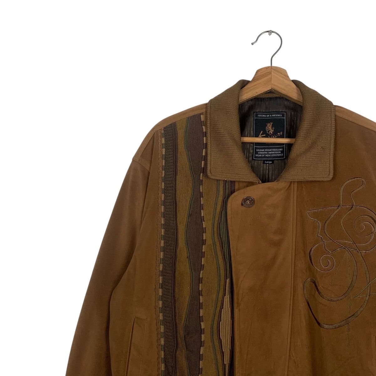 Japanese Brand KEN VALIDO Nice Design Casual Bomber Jacket #1795-C15 Size US L / EU 52-54 / 3 - 6 Thumbnail