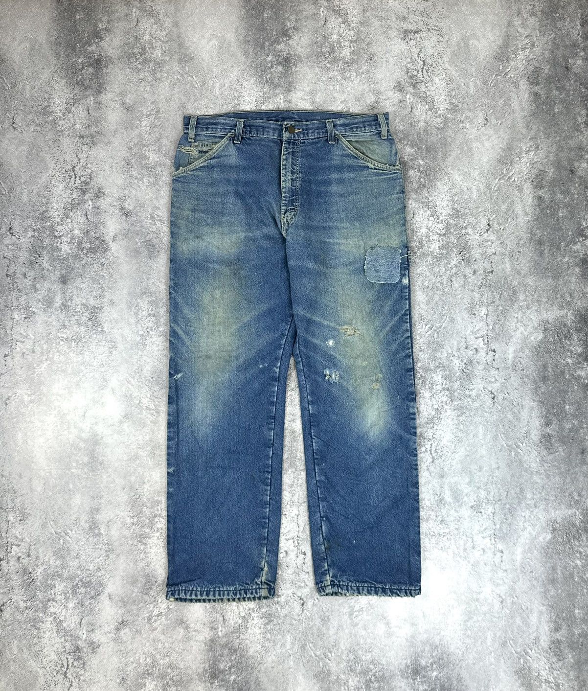 Dickies Vintage 90s Dickies Lined Carpenter USA Cargo Work Pants Size US 36 / EU 52 - 2 Thumbnail