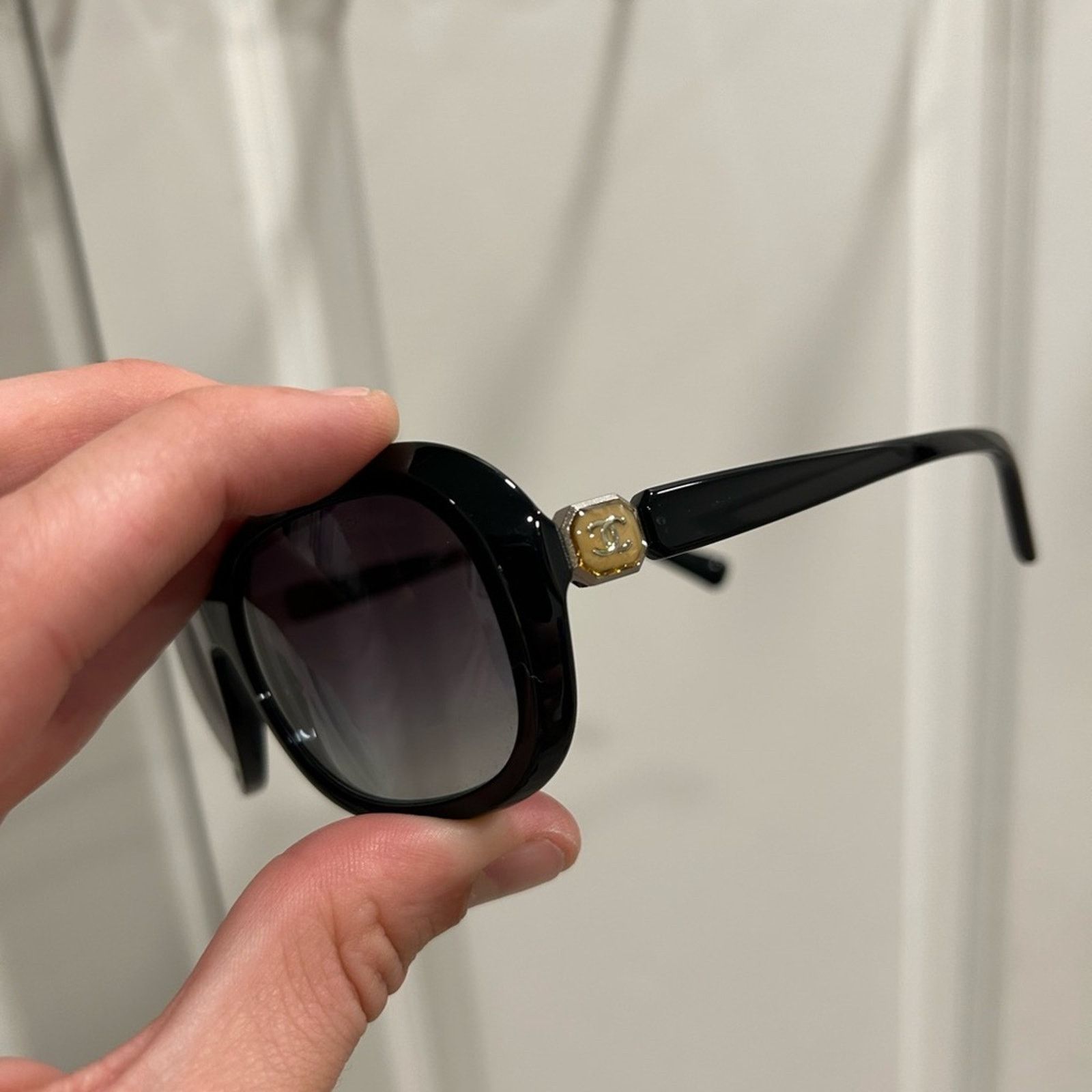 Chanel Chanel Black Acetate Frame Sunglasses - 5286 Size ONE SIZE - 10 Thumbnail