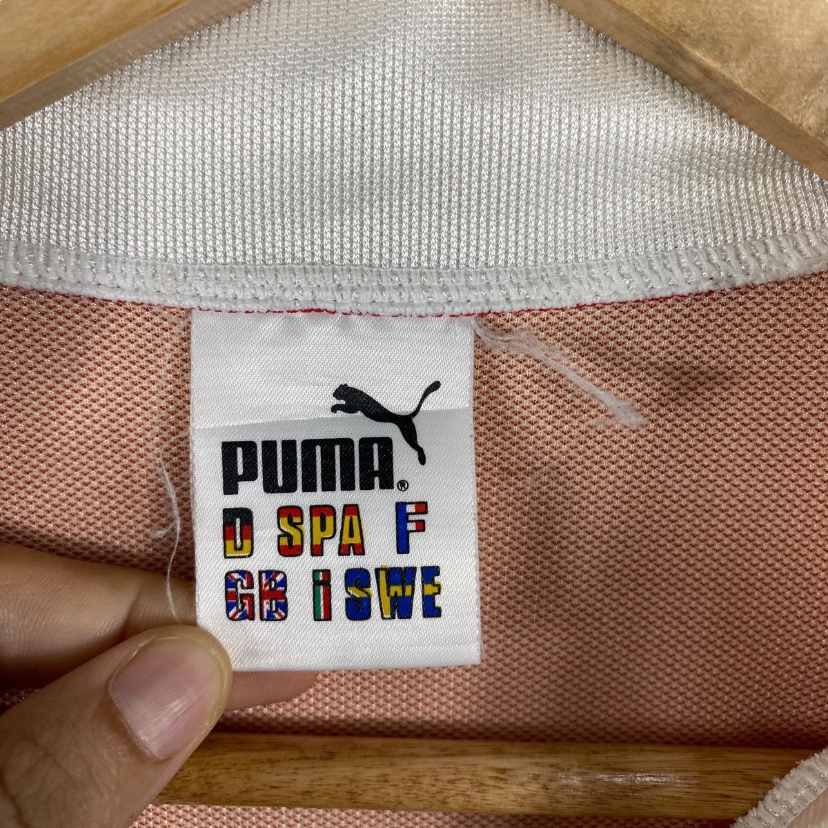 Puma × Vintage Vintage 80's PUMA Long Sleeve Jersey Large Size Size US L / EU 52-54 / 3 - 5 Thumbnail