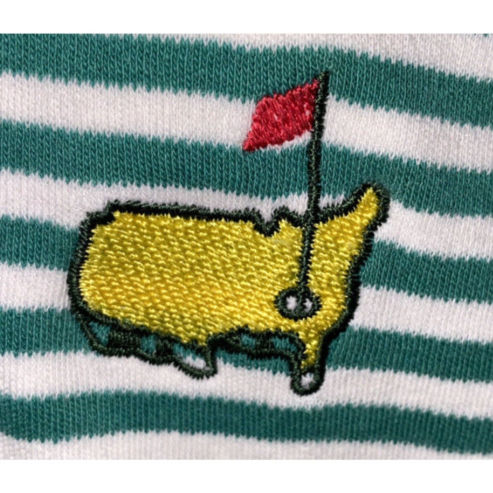 Vintage Slazenger Polo Shirt Mens Green/White Striped Augusta National Size XL Size US XL / EU 56 / 4 - 4 Thumbnail