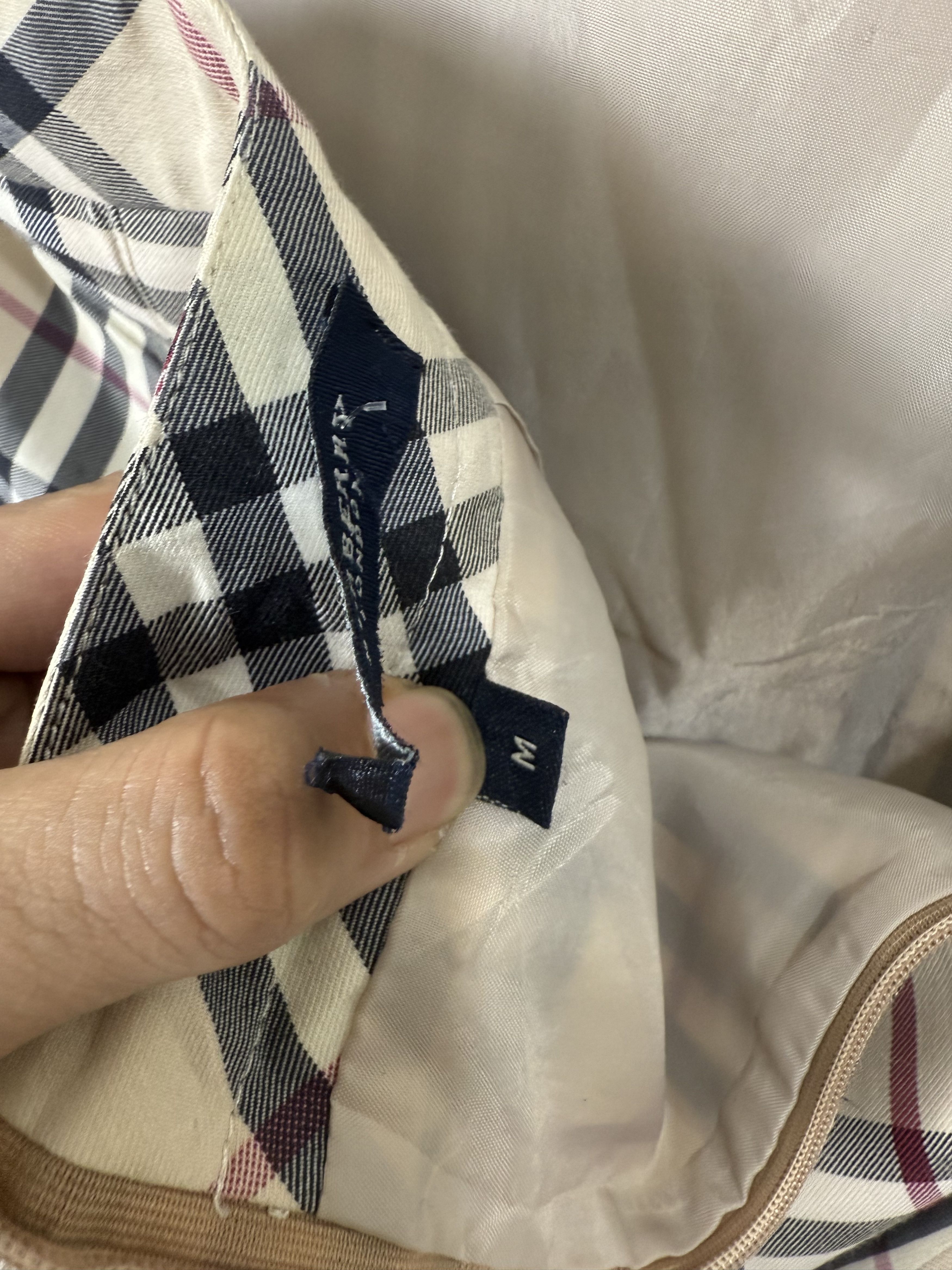 Burberry Vintage Burberry Nova Check Skirts Size 29" - 8 Thumbnail