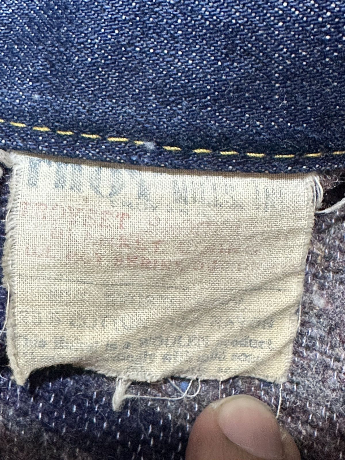 Levi's Vtg 60s 559 denim type 3 trucker jacket stamp button 17 Size US L / EU 52-54 / 3 - 11 Thumbnail