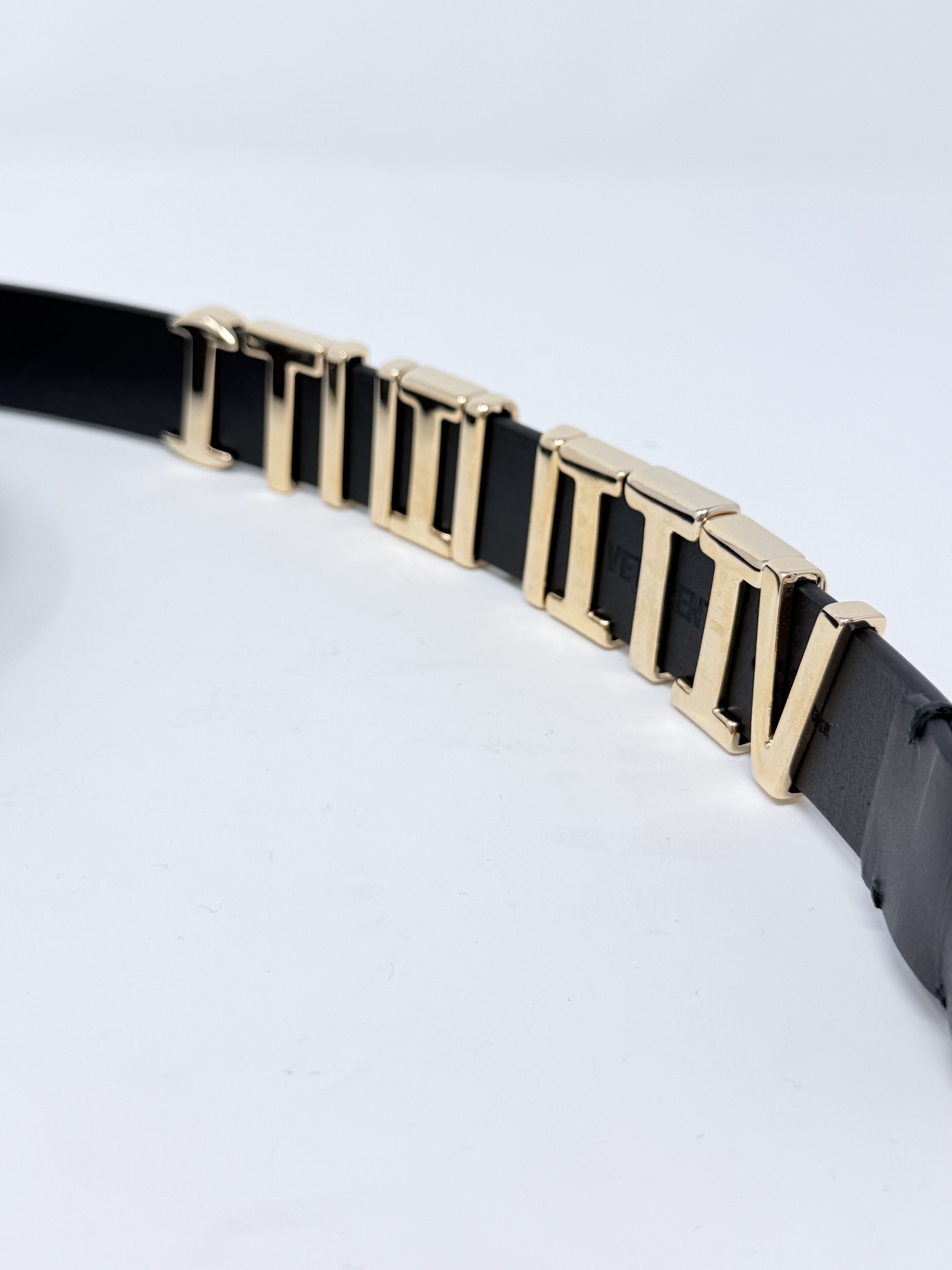 Vetements Vetements Metal Iconic Logo Belt Black Size ONE SIZE - 4 Thumbnail