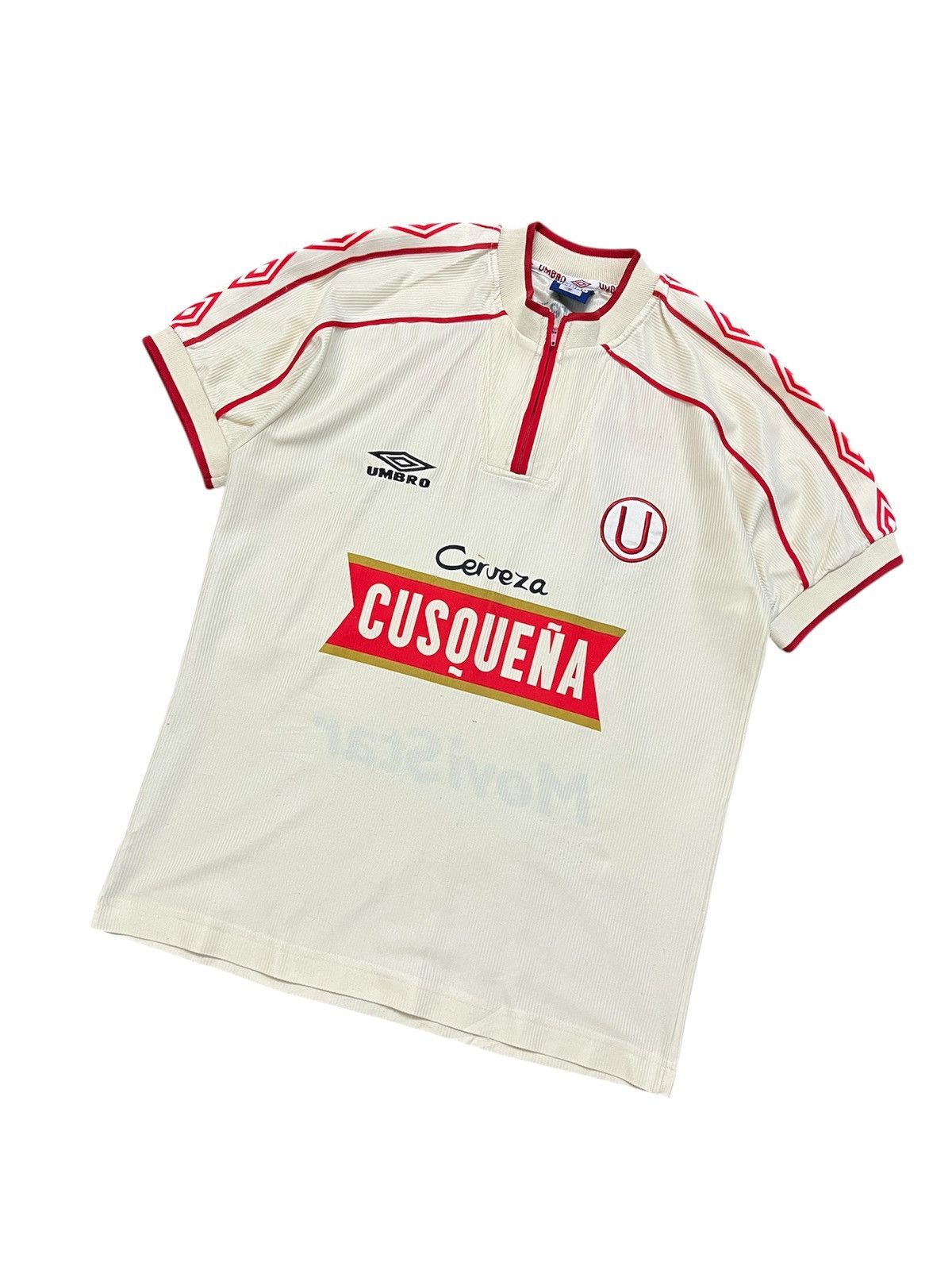 Umbro Vintage 90s Universitario De Deportes Umbro Soccer Jersey Size US M / EU 48-50 / 2 - 1 Thumbnail