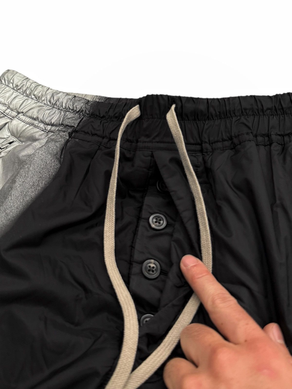 Rick Owens Larry Silver Spray Gradient Insulated Pant Size US 32 / EU 48 - 5 Thumbnail