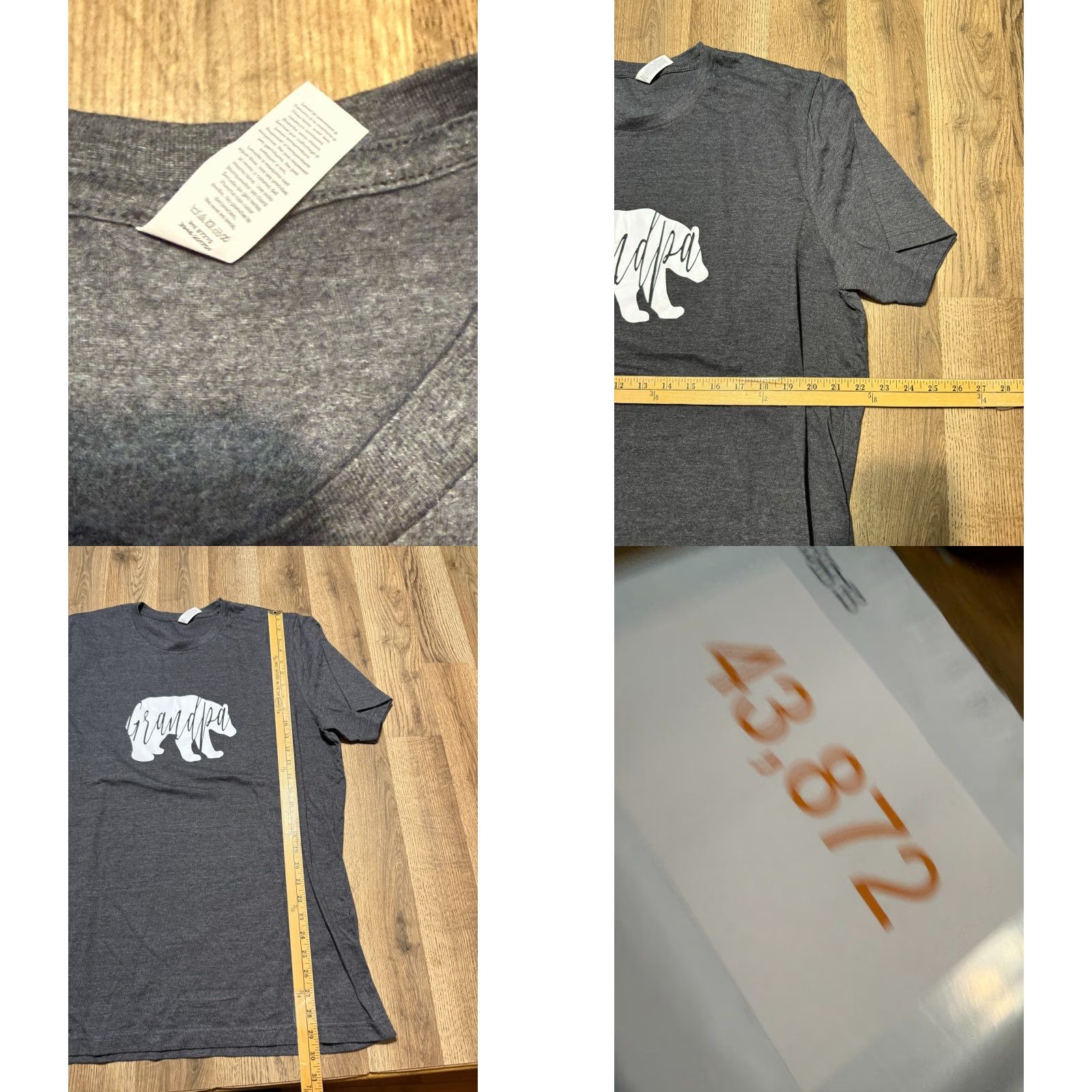Vintage Canvas Shirts Men's 2XL Gray Short Sleeve Crew Neck Graphic T-Shirt - Graphic Print, Canvas, Regular Fit, All Seasons, Fall Spring Summer, Men, 2020s Size US XXL / EU 58 / 5 - 8 Thumbnail