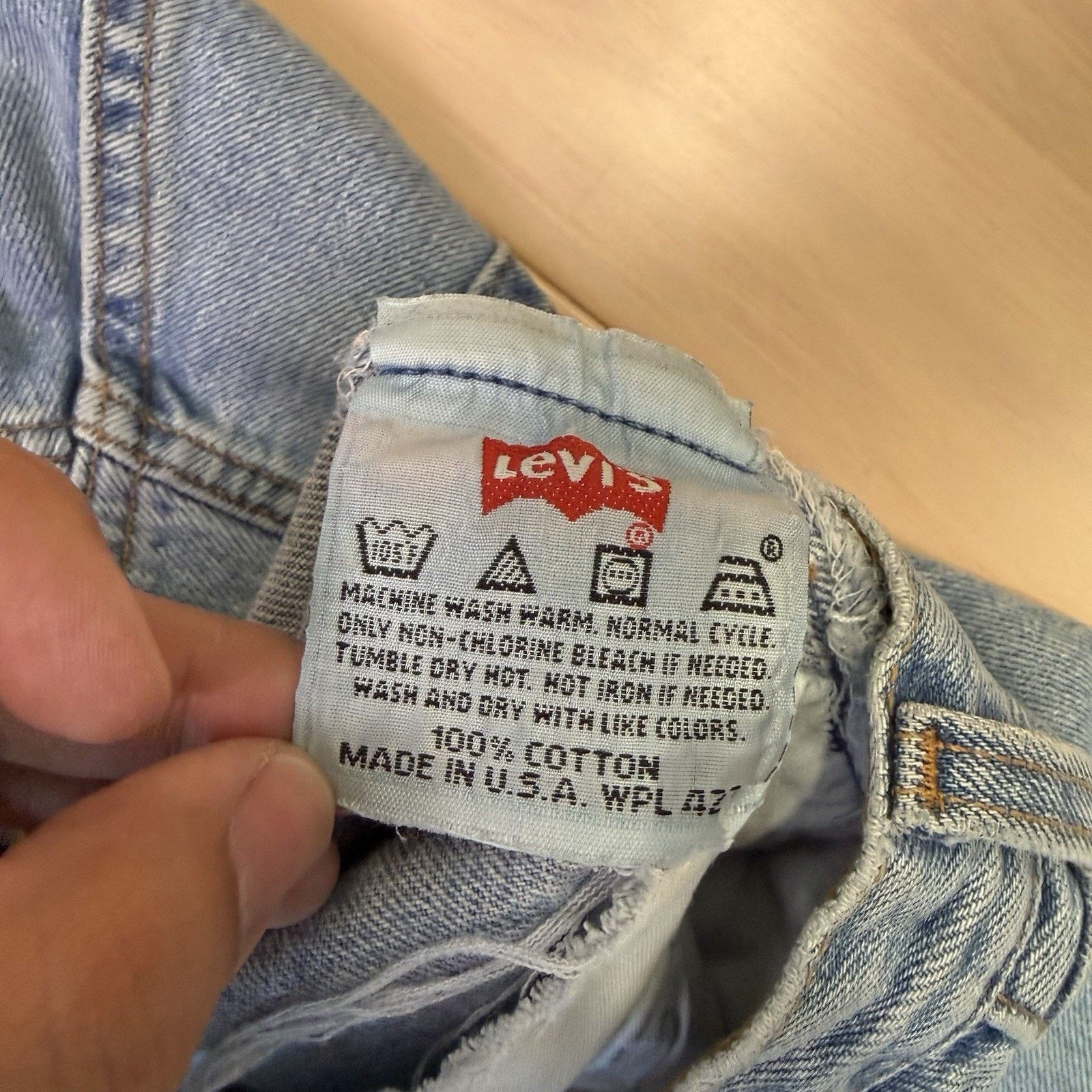 Levi's Vintage Levis 501 Jeans 26 Blue Straight Leg 90s Denim Size US 26 / EU 42 - 9 Thumbnail