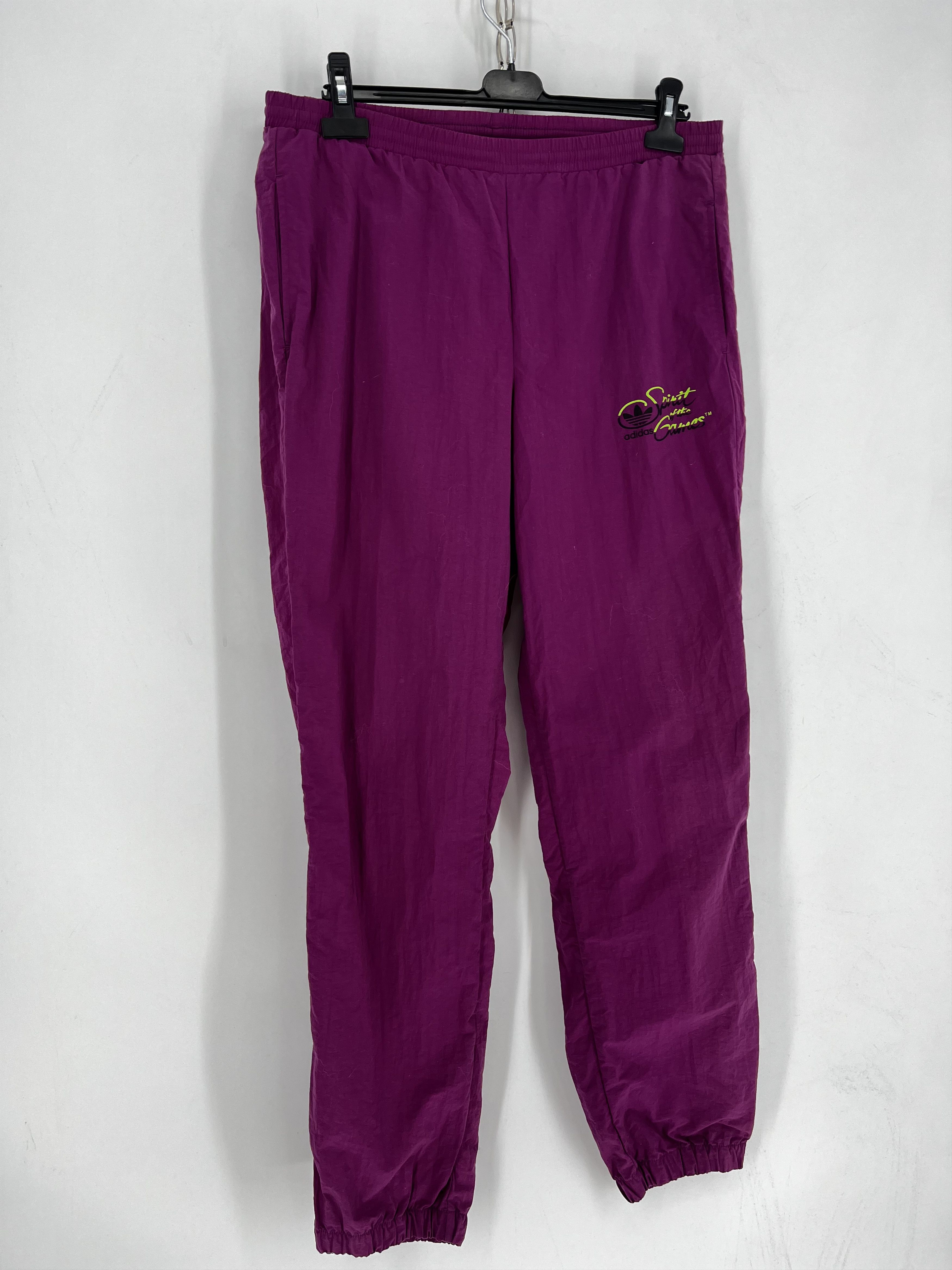 Other Rare 90s Adidas Track Pants Vintage Y2K Purple Size M Size US 32 / EU 48 - 2 Thumbnail