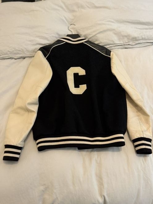 Celine Varsity Leather Jacket Size US M / EU 48-50 / 2 - 4 Thumbnail