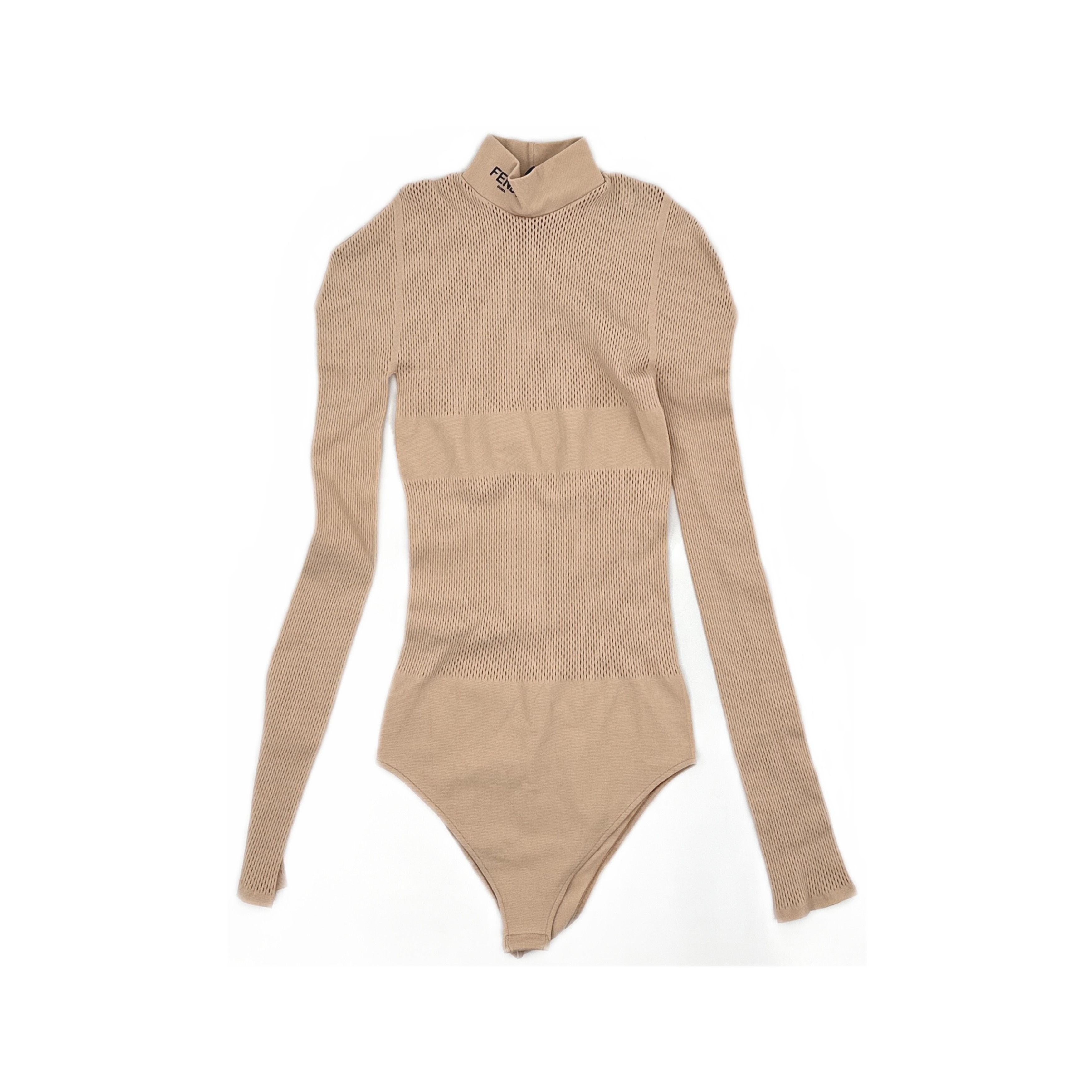 Fendi Fendi Ribbed Knit Bodysuit Size S Size S / US 4 / IT 40 - 1 Thumbnail
