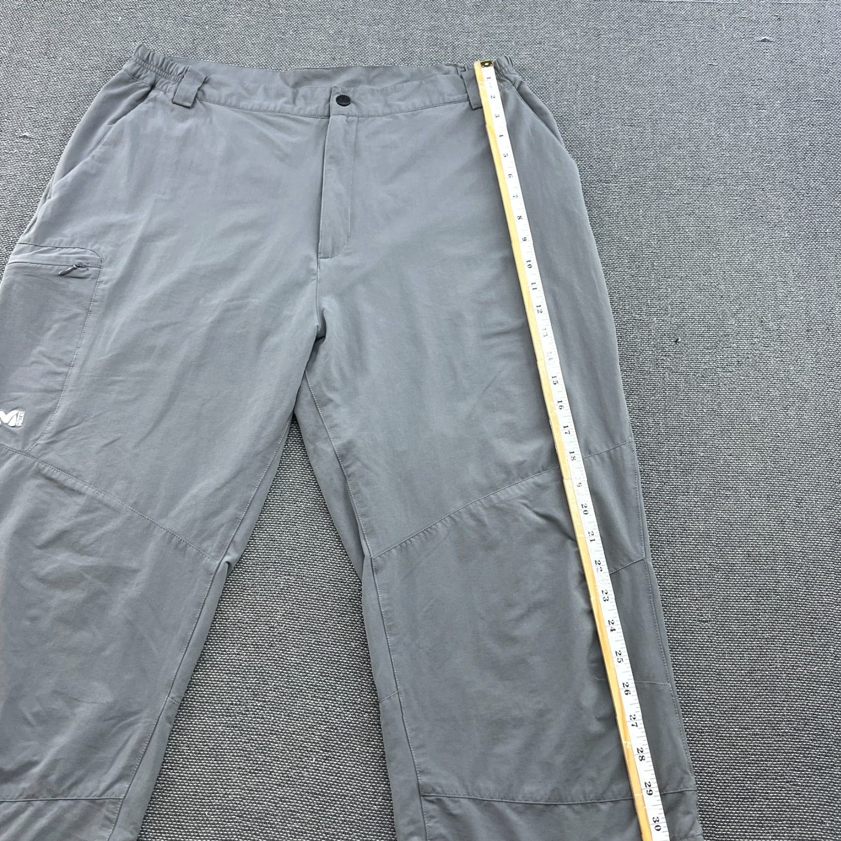 Vintage Millet Drynamic Mens 7/8 Pants XL Gray Outdoor Hiking Size US 36 / EU 52 - 5 Thumbnail