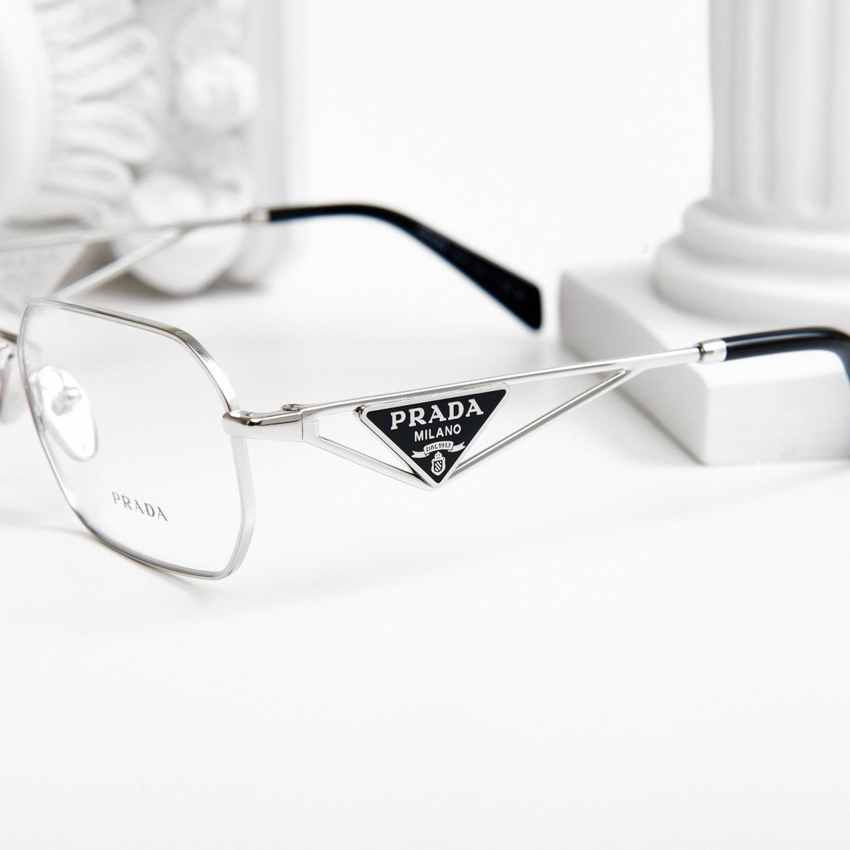 Prada PRADA 0PR A53V 1BC1O1 GLASSES Size ONE SIZE - 3 Thumbnail