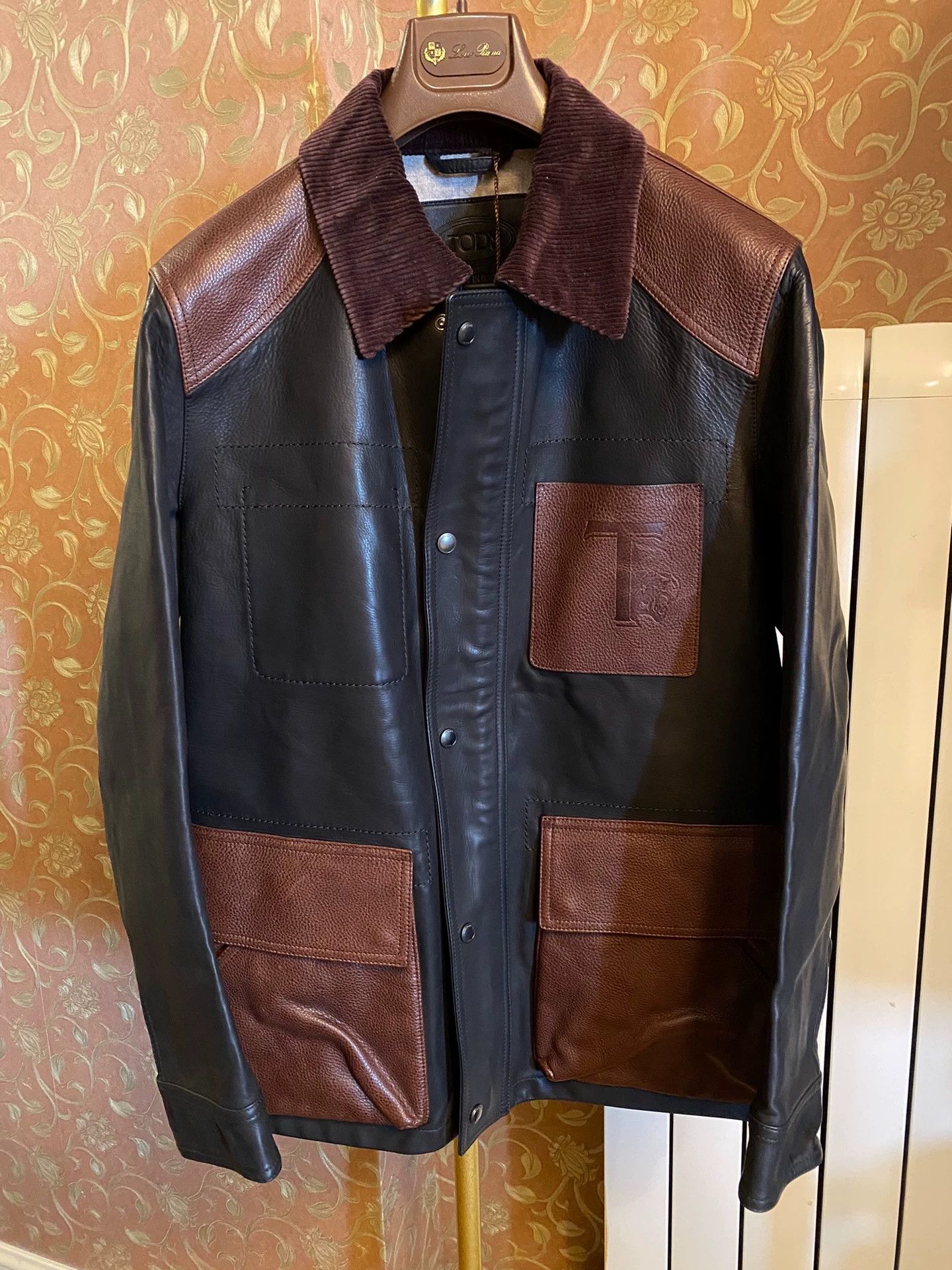 Tod's Tods Italian Cowhide Leather Jacket Size US M / EU 48-50 / 2 - 1 Thumbnail