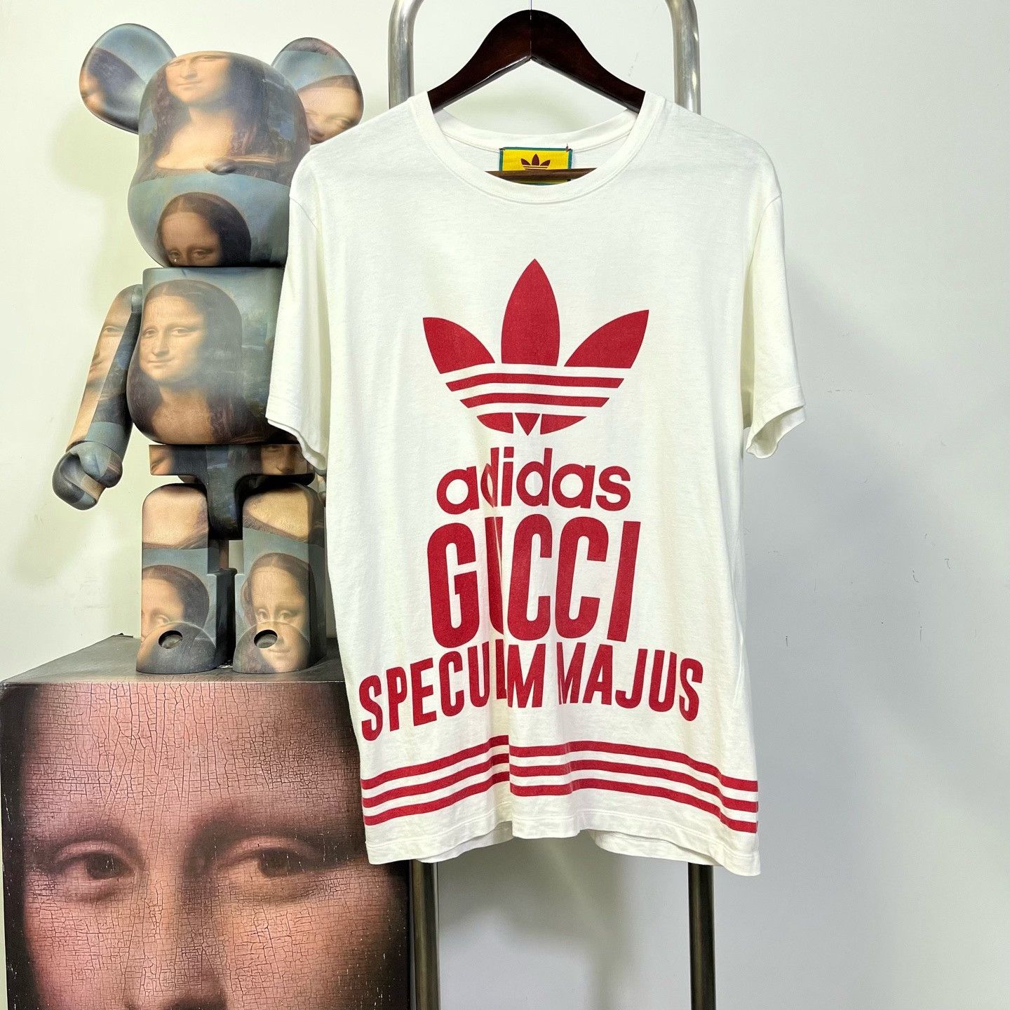 Gucci x Adidas ピンク 半袖Tシャツ XS GUCCI（グッチ） × adidas × アディダス 22SS ロゴプリントカットオフ
