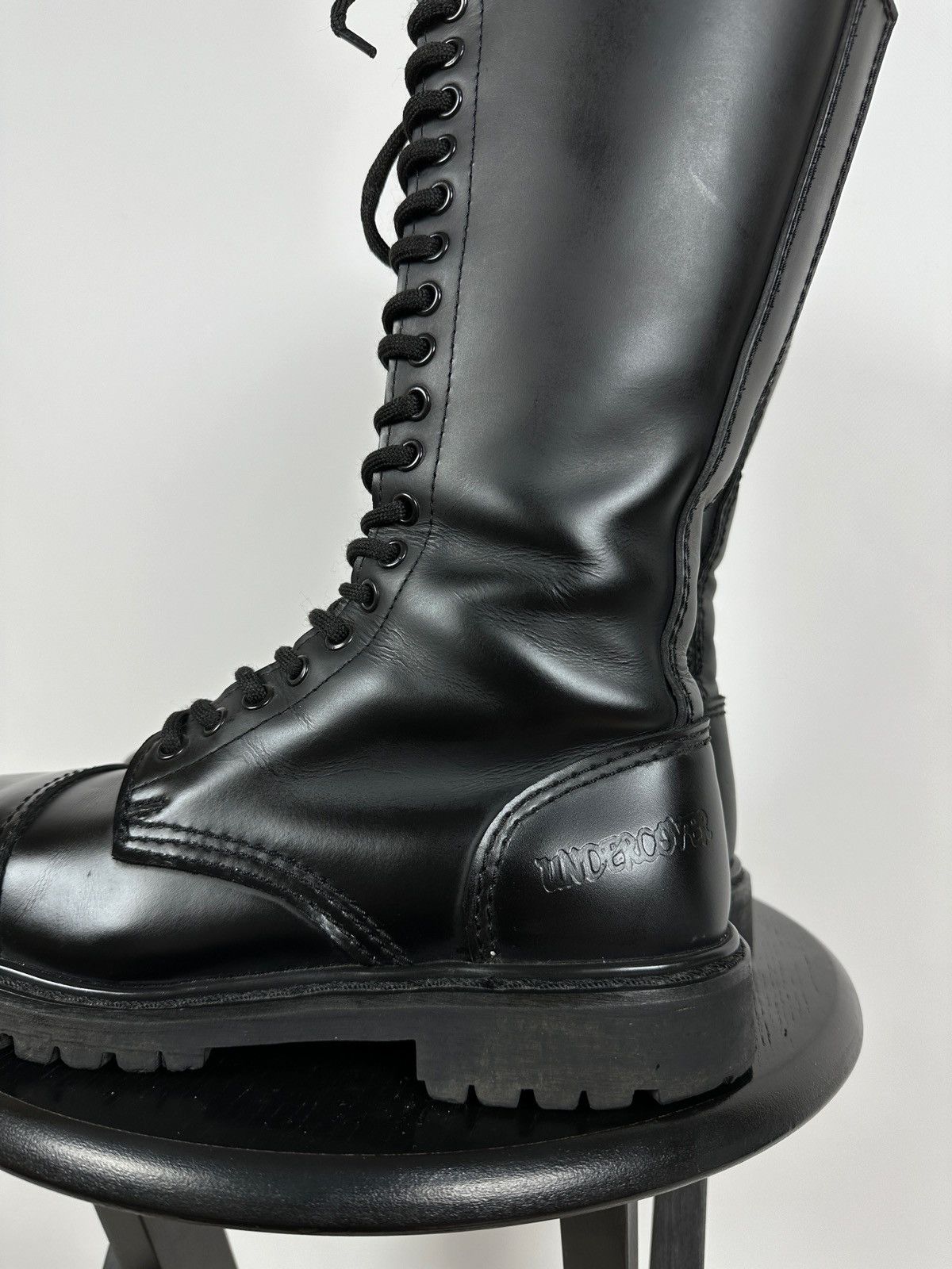 Vintage Vintage Undercover High Leather Steel Toe England Boots Size US 7.5 / EU 40-41 - 16 Thumbnail