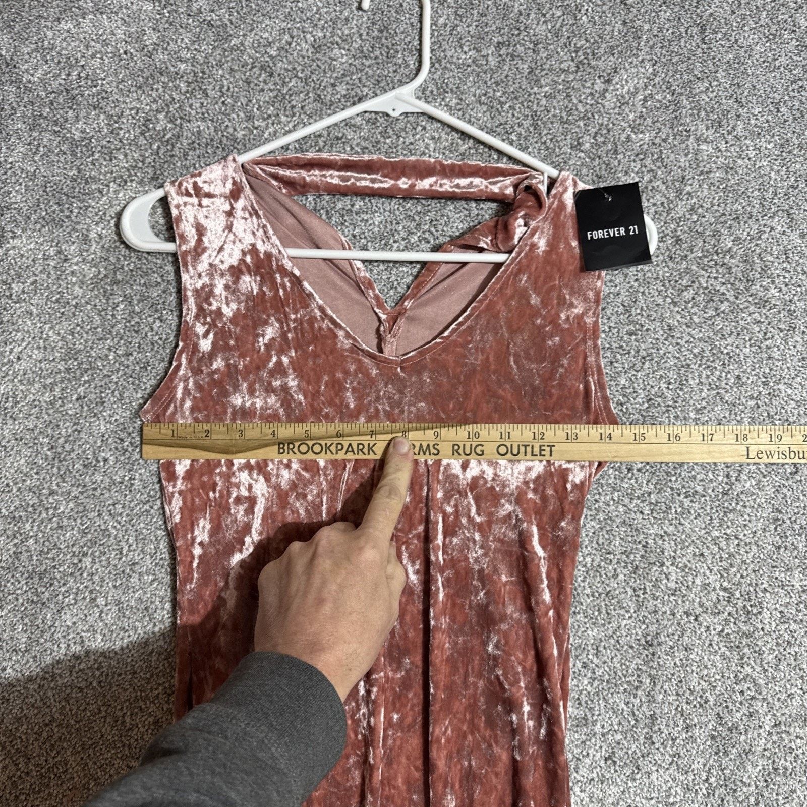 Forever 21 Forever 21 Crushed Velvet Dress Small Y2K Barbiecore Chic Size S / US 4 / IT 40 - 3 Thumbnail