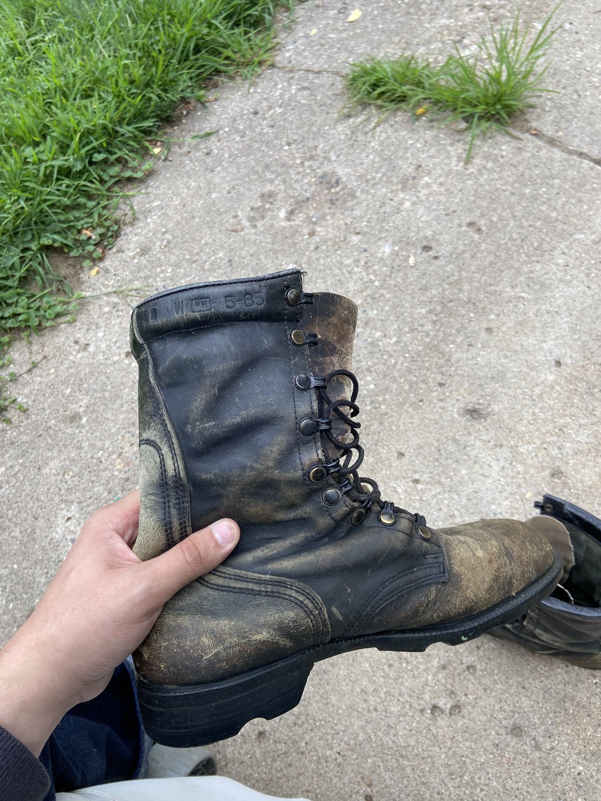 Other Vintage Military Combat Boots sz 8.5 Size US 8.5 / EU 41-42 - 6 Thumbnail