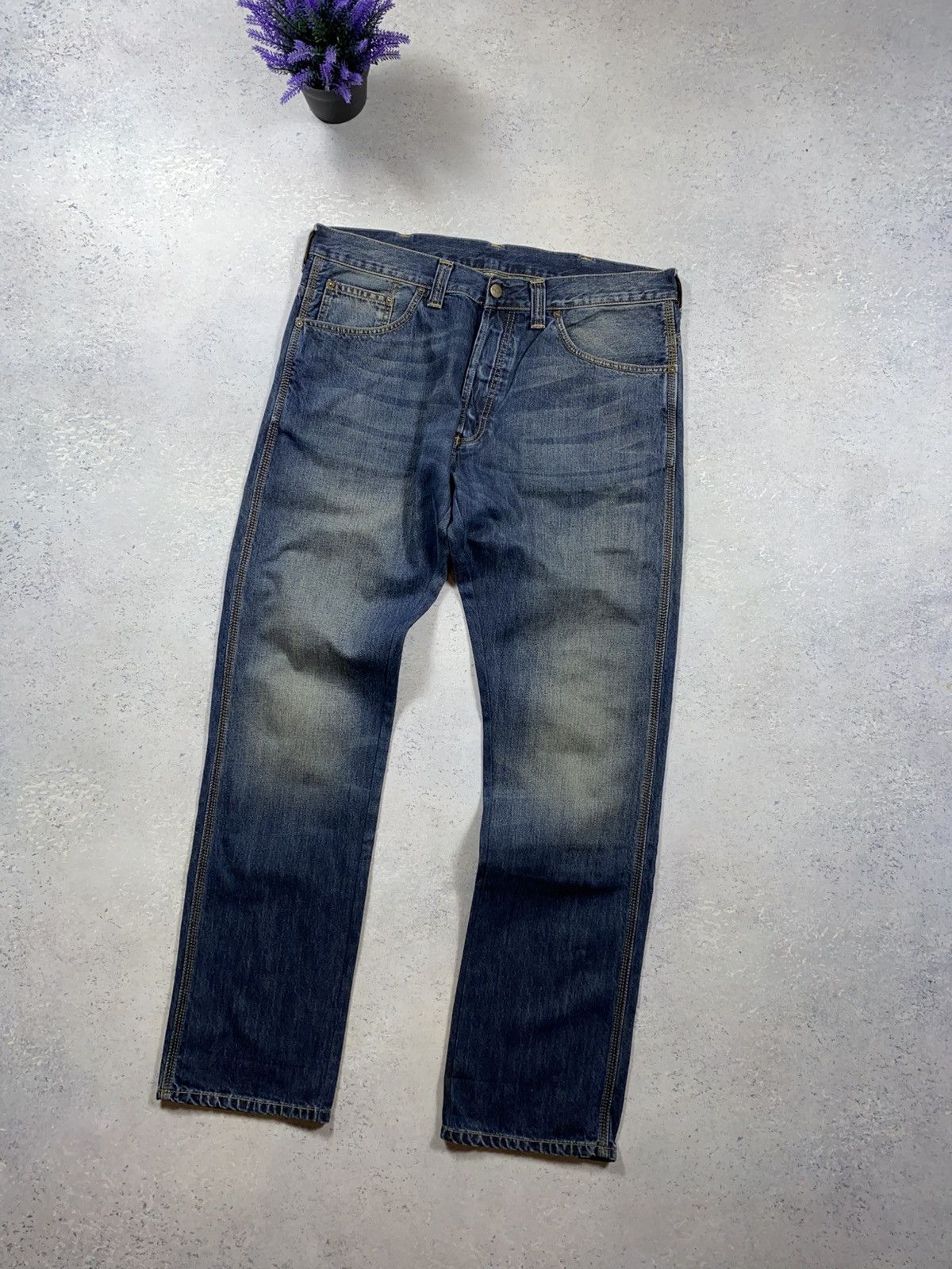 Carhartt Denim Carhartt Mens Retro Pant Size 32x32 Size US 32 / EU 48 - 2 Thumbnail