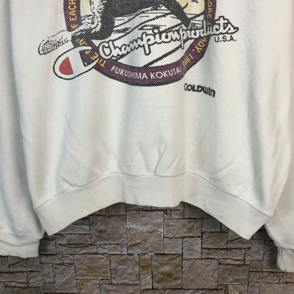 Champion 95' Champion Fukushima Marathon b4 nuclear sweatshirt #A494 Size US XL / EU 56 / 4 - 6 Thumbnail
