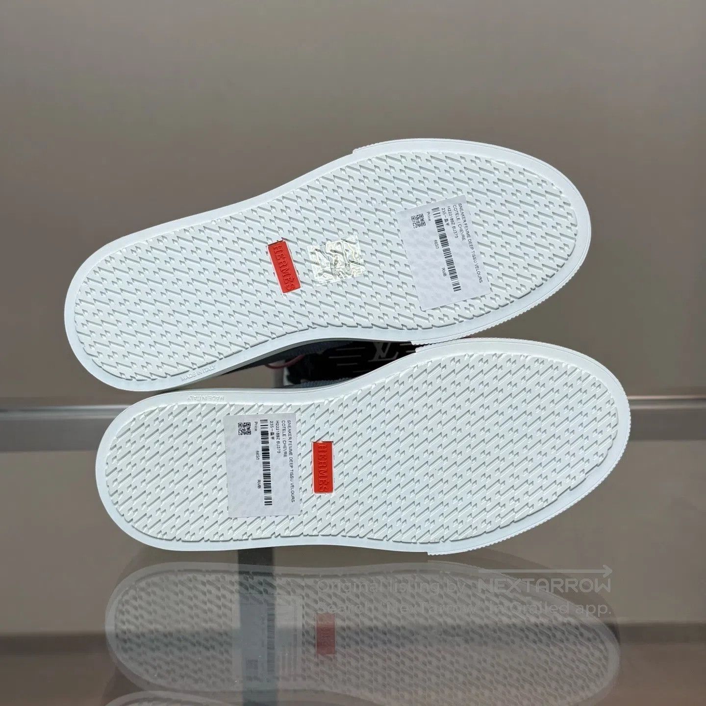 Hermes Hermes Deep Blueboard Shoes with Smog-Resistant Leather Size US 6.5 / IT 36.5 - 7 Thumbnail