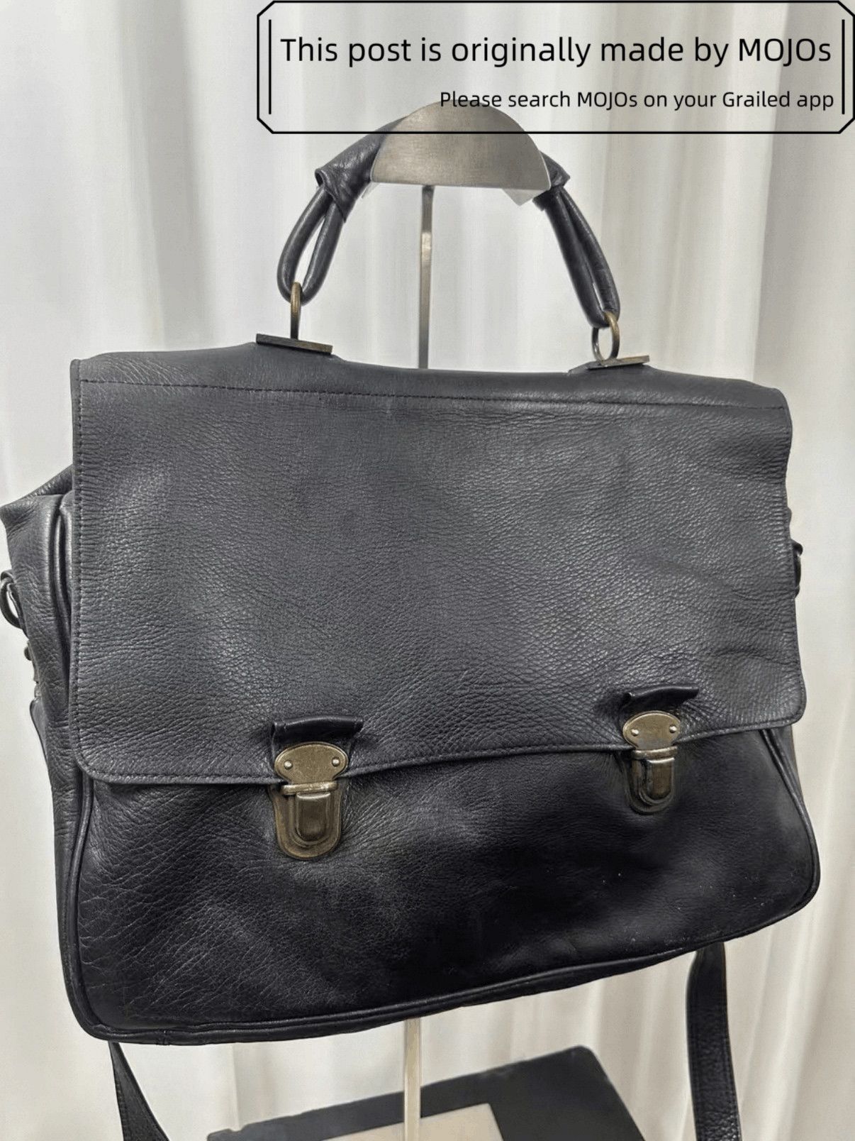 Yohji Yamamoto Yohji Yamamoto Y's Company Limited Leather Bag mojos190 Size ONE SIZE - 2 Thumbnail