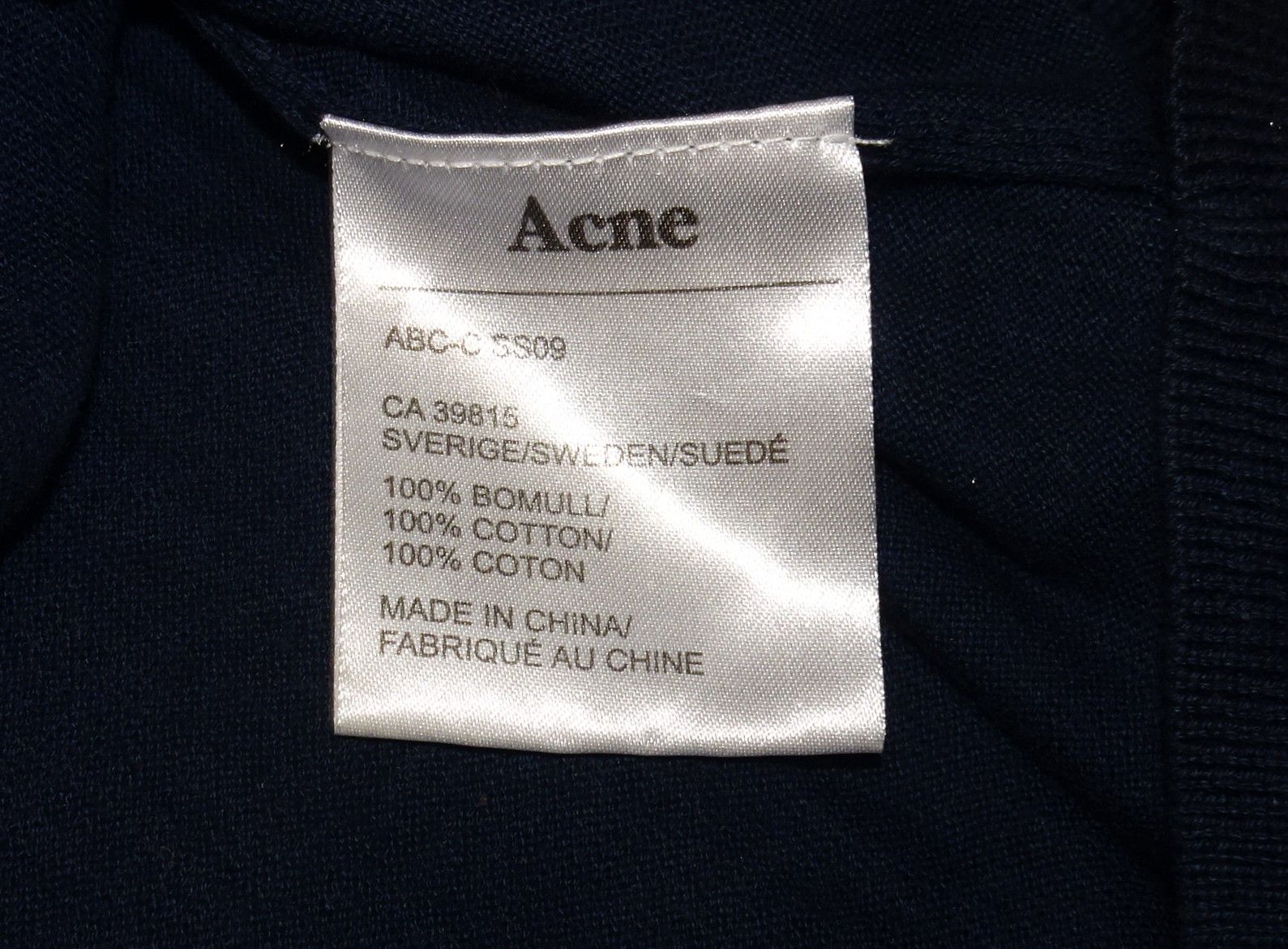 Acne Studios ACNE STUDIOS V-NECK COTTON CARDIGAN Size US M / EU 48-50 / 2 - 3 Thumbnail