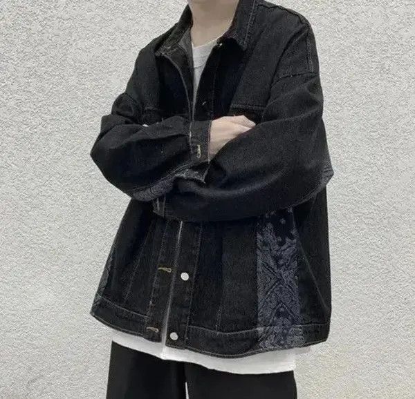 Japanese Brand 💥New Limited Release Side Bandana Denim Jacket Size US L / EU 52-54 / 3 - 5 Thumbnail