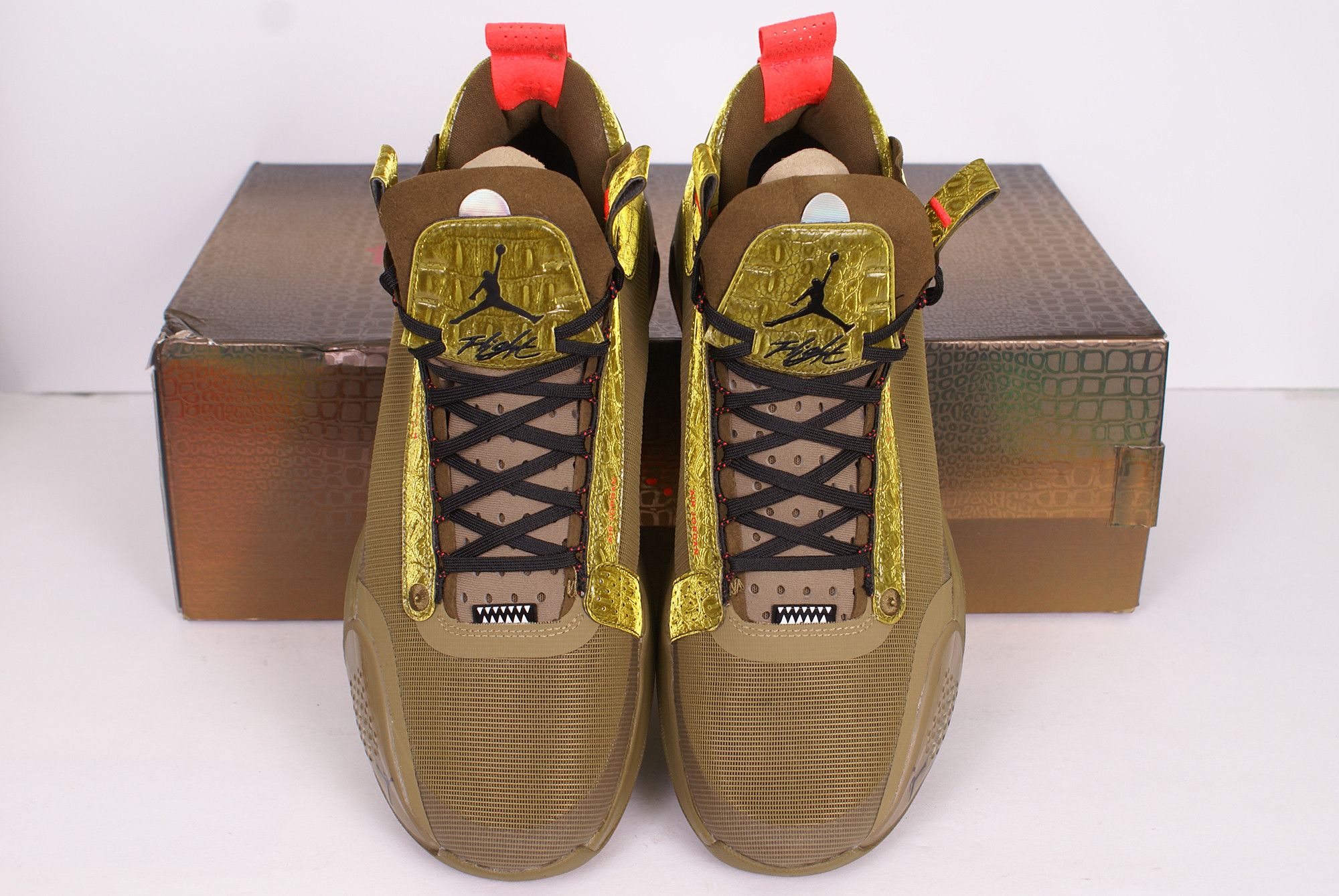 Jordan Brand 2020 Zion Williamson x Air Jordan 34 BAYOU BOYS DA1897 300 Size US 12 / EU 45 - 3 Thumbnail