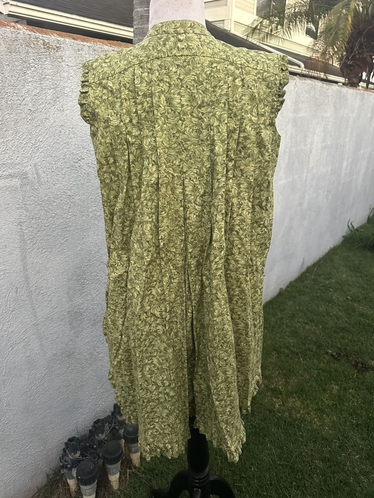 Other Vintage BetE Honolulu Green Hawaiian Dress Floral Women's 6 Size M / US 6-8 / IT 42-44 - 2 Thumbnail