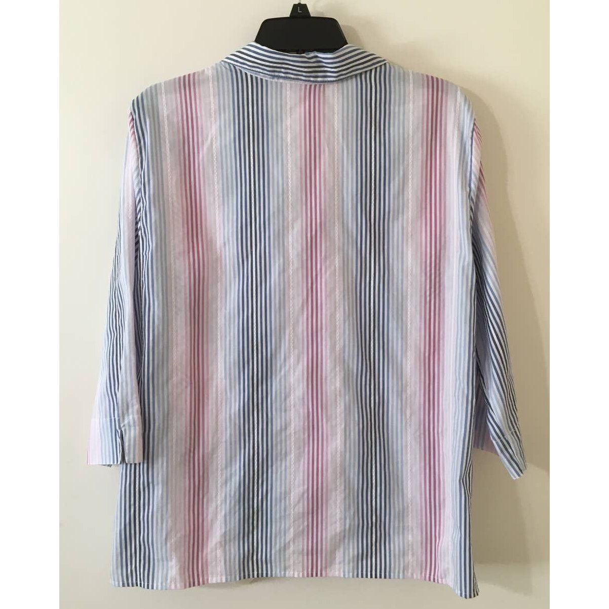 Other Alfred Dunner Medium 3/4 Sleeve Button Down Blouse Size M / US 6-8 / IT 42-44 - 2 Thumbnail