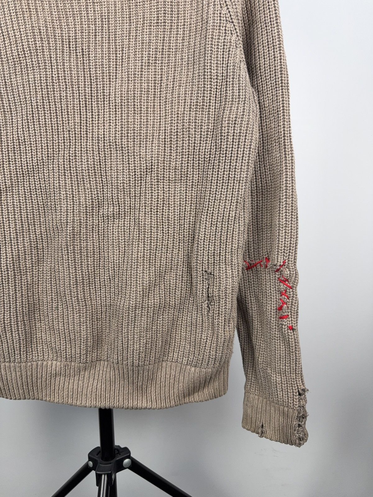 Japanese Brand Vintage 90s Distressed Japanese style sweater Size US M / EU 48-50 / 2 - 9 Thumbnail