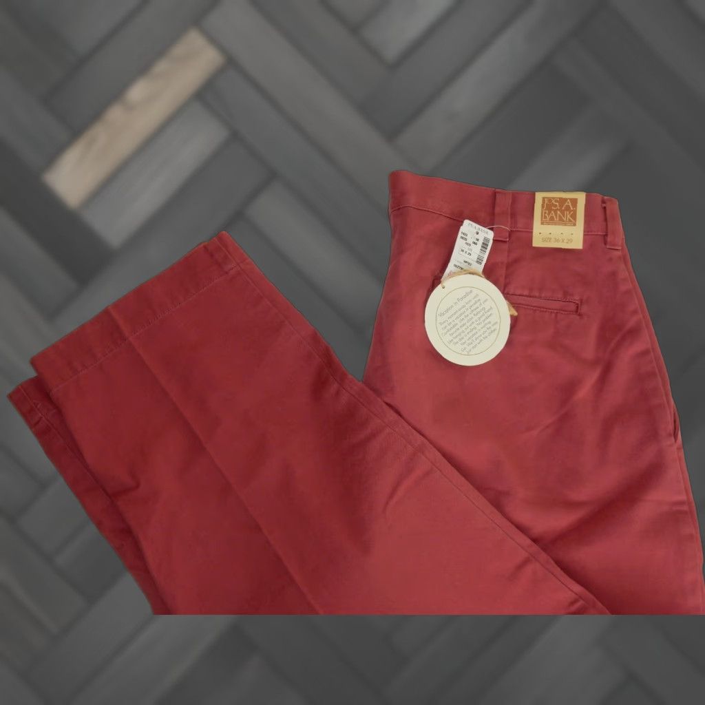 Jos. A. Bank VINTAGE Jos A. Bank Men's Chino Pants Size 36x29 Regular Cotton Pink Men's Size US 36 / EU 52 - 1 Thumbnail