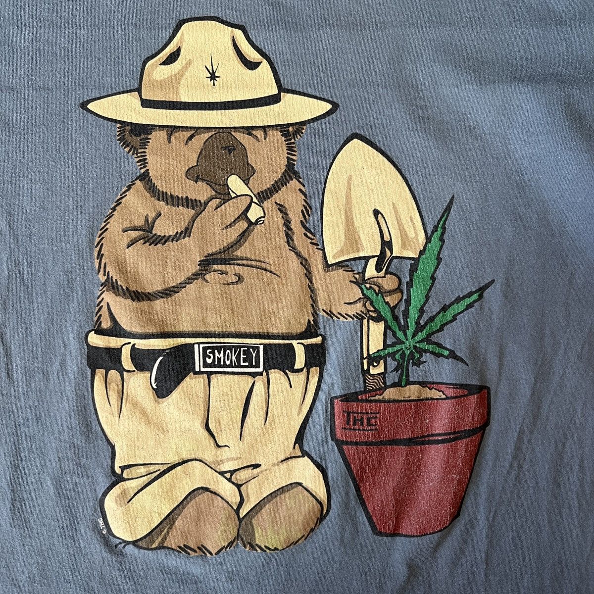 Other Vintage 00s THC Graphic T Shirt Size US L / EU 52-54 / 3 - 3 Thumbnail